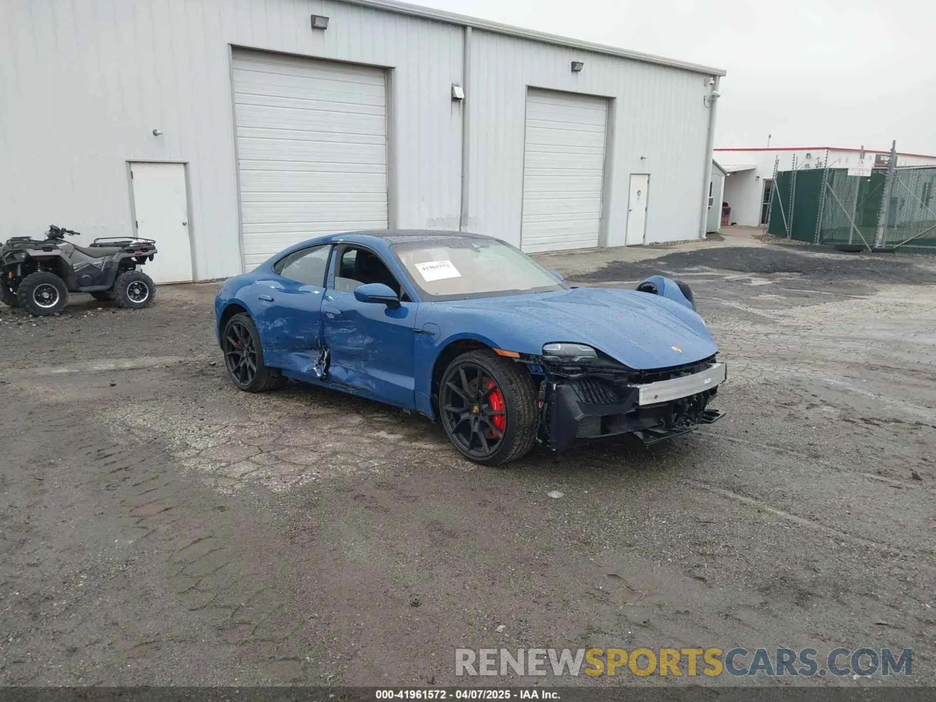 1 Photograph of a damaged car WP0AD2Y17NSA59692 PORSCHE TAYCAN 2022