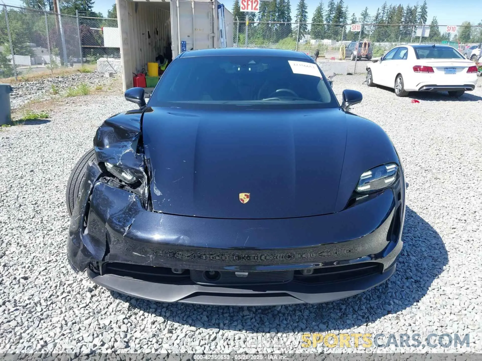 12 Photograph of a damaged car WP0AA2Y12PSA14042 PORSCHE TAYCAN 2023