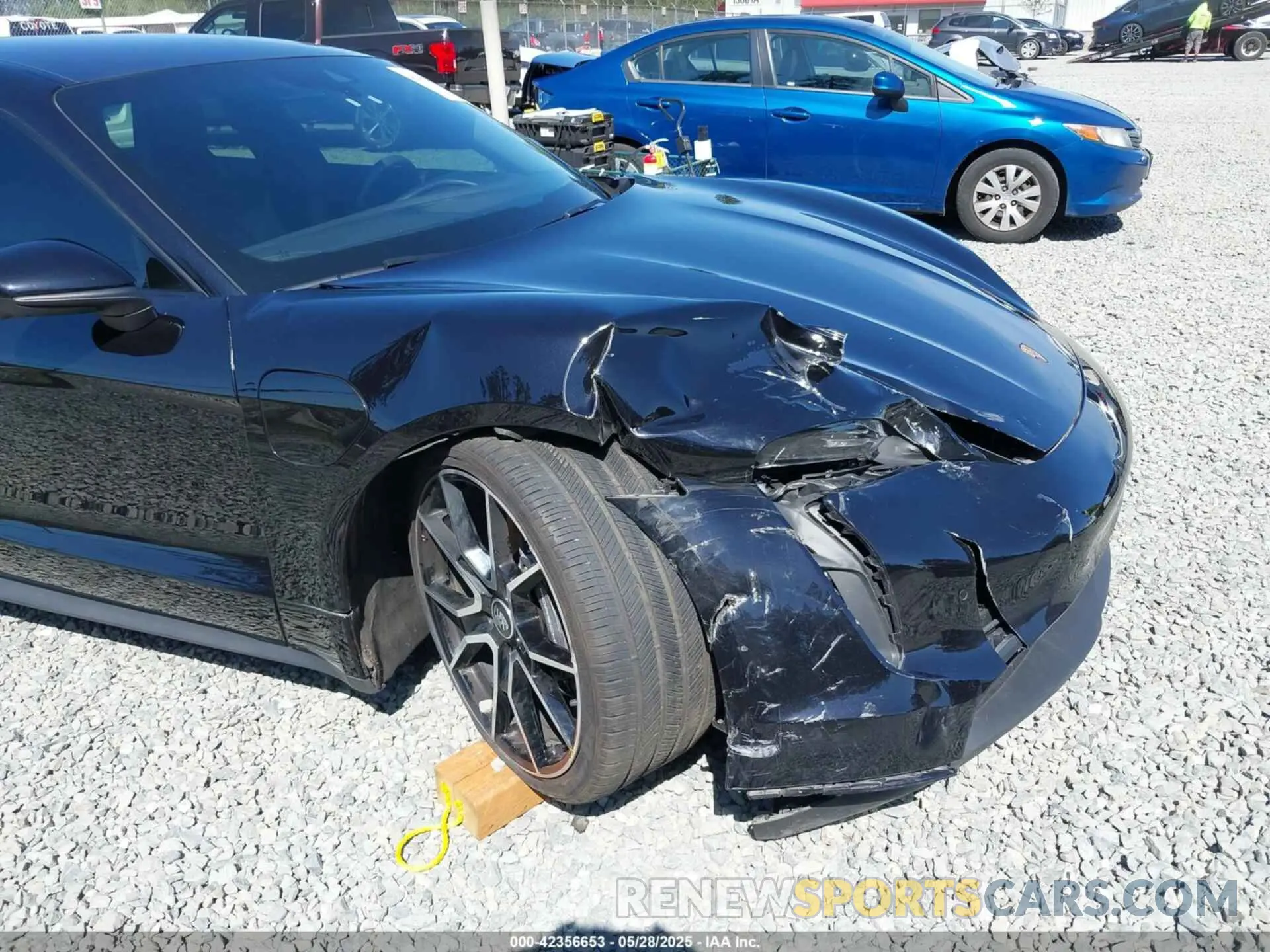 6 Photograph of a damaged car WP0AA2Y12PSA14042 PORSCHE TAYCAN 2023
