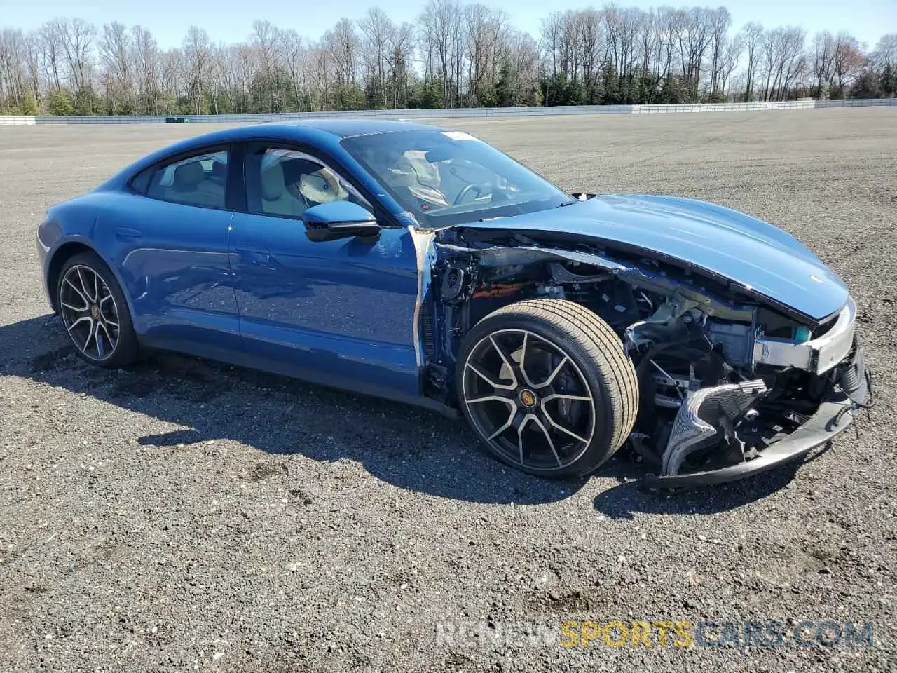 4 Photograph of a damaged car WP0AA2Y13PSA17290 PORSCHE TAYCAN 2023