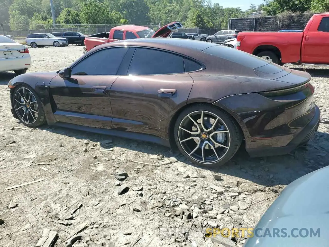 2 Photograph of a damaged car WP0AB2Y11PSA35851 PORSCHE TAYCAN 2023