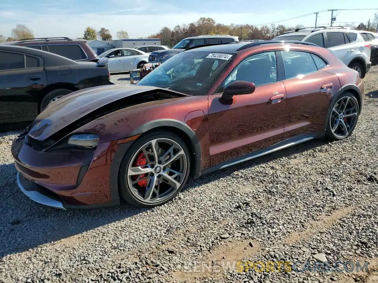 1 Photograph of a damaged car WP0BB2Y1XPSA65466 PORSCHE TAYCAN 2023