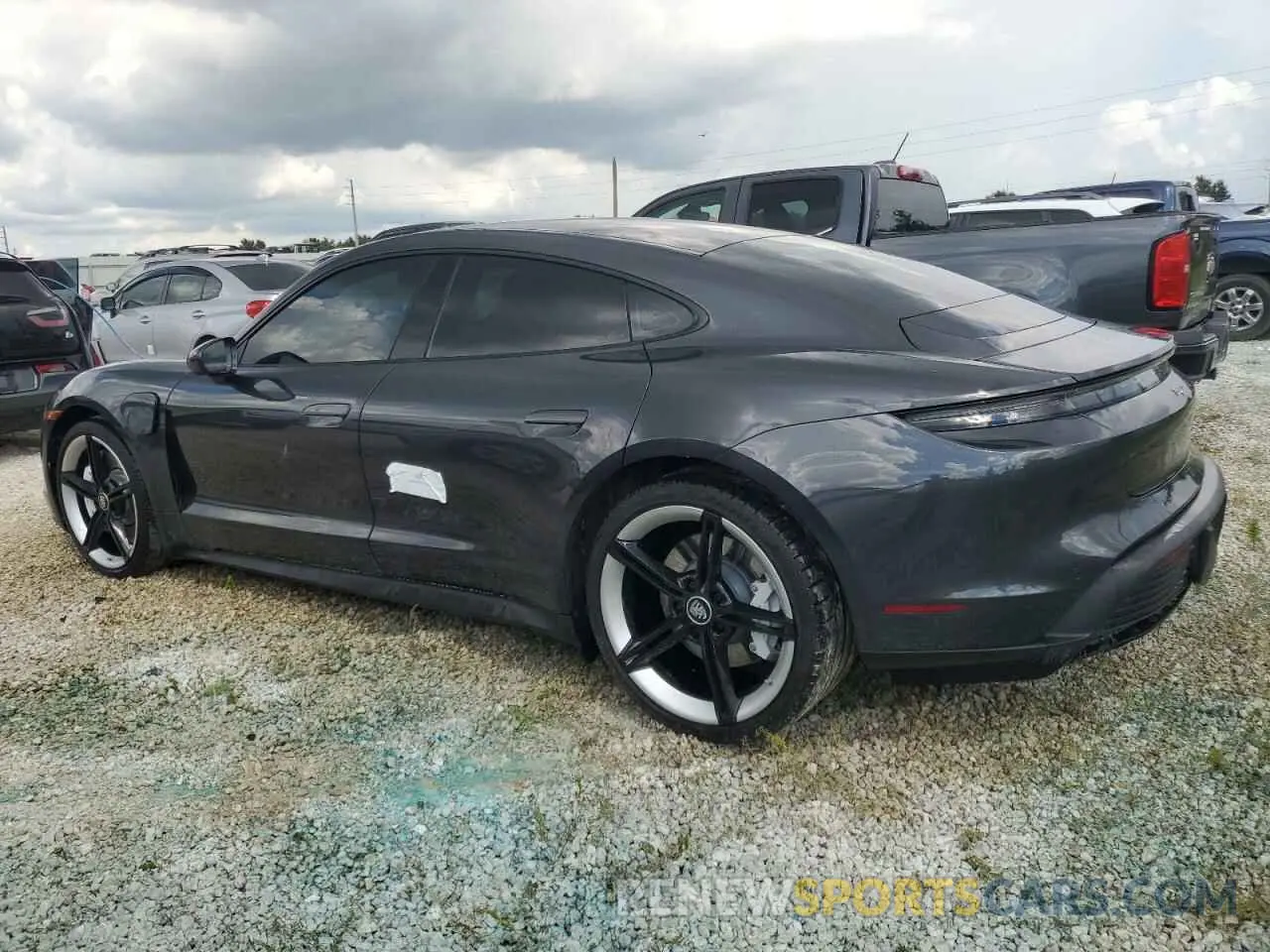 2 Photograph of a damaged car WP0AA2Y13RSA10696 PORSCHE TAYCAN 2024
