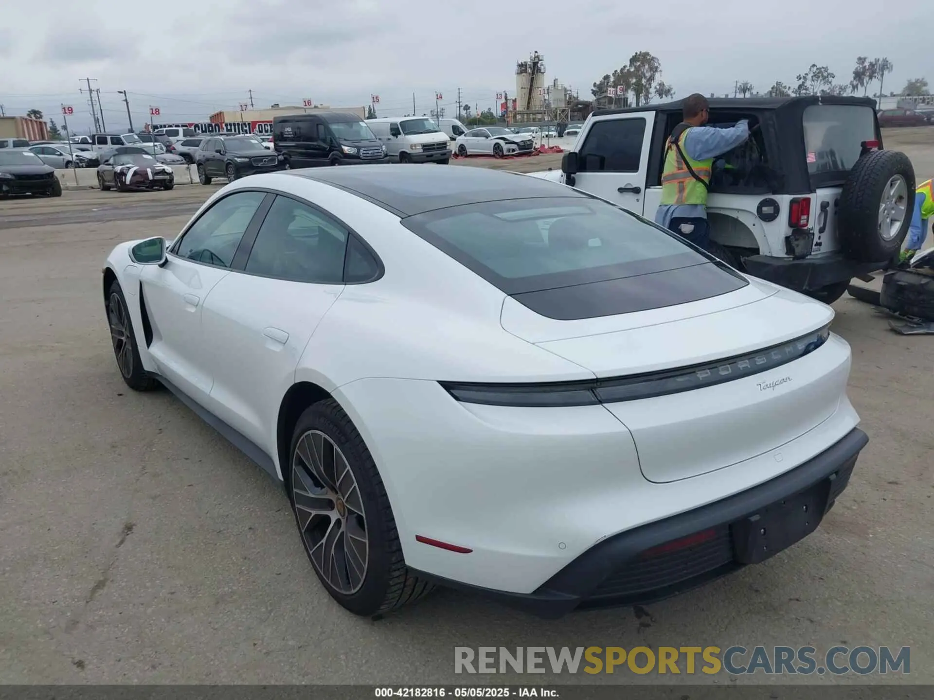 3 Photograph of a damaged car WP0AA2Y13RSA10794 PORSCHE TAYCAN 2024