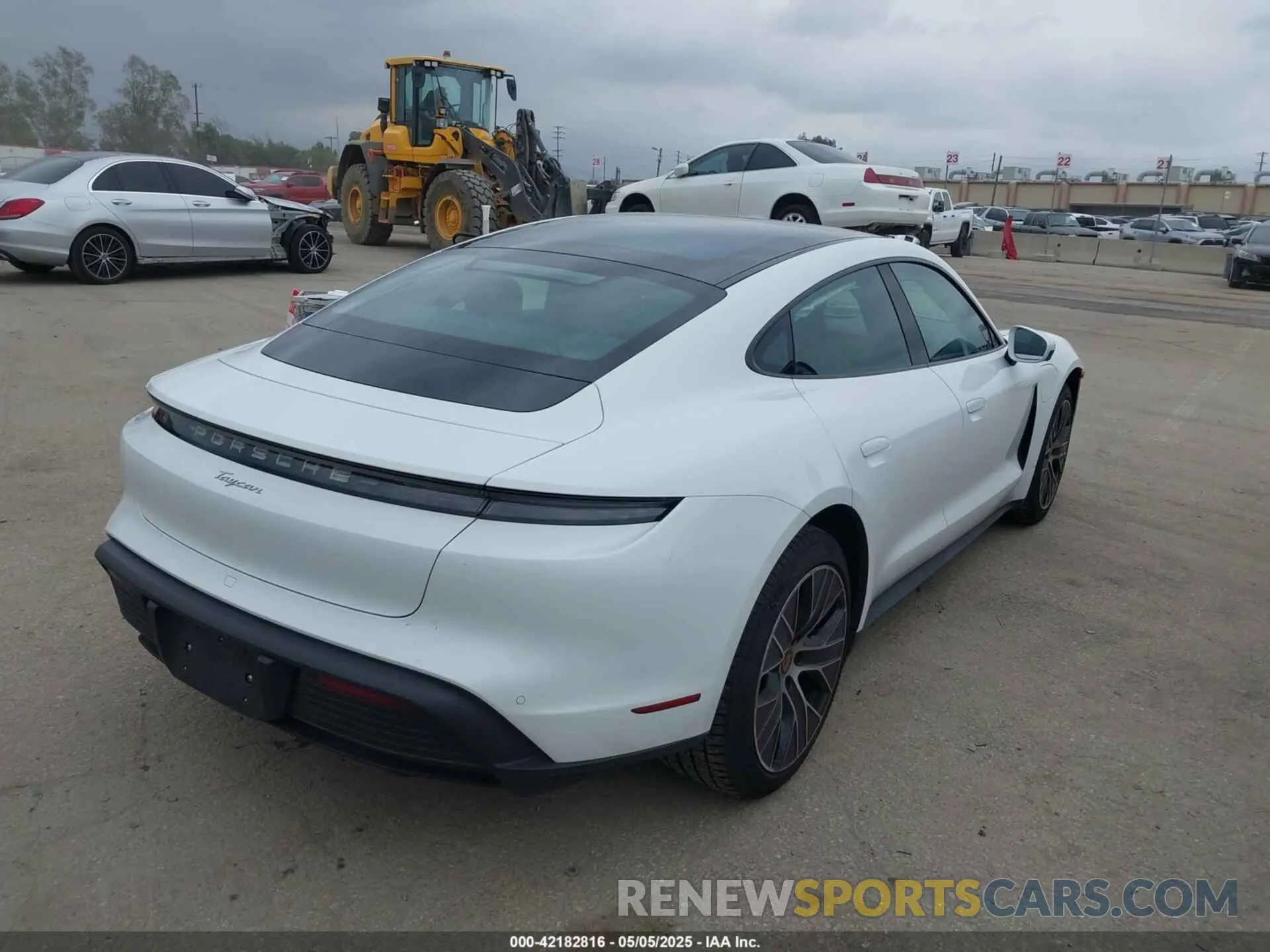 4 Photograph of a damaged car WP0AA2Y13RSA10794 PORSCHE TAYCAN 2024