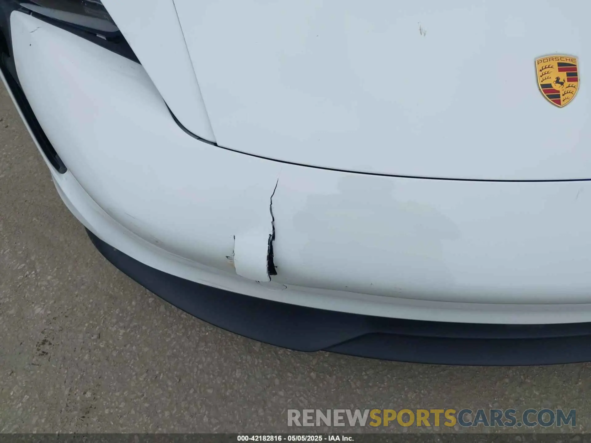 6 Photograph of a damaged car WP0AA2Y13RSA10794 PORSCHE TAYCAN 2024