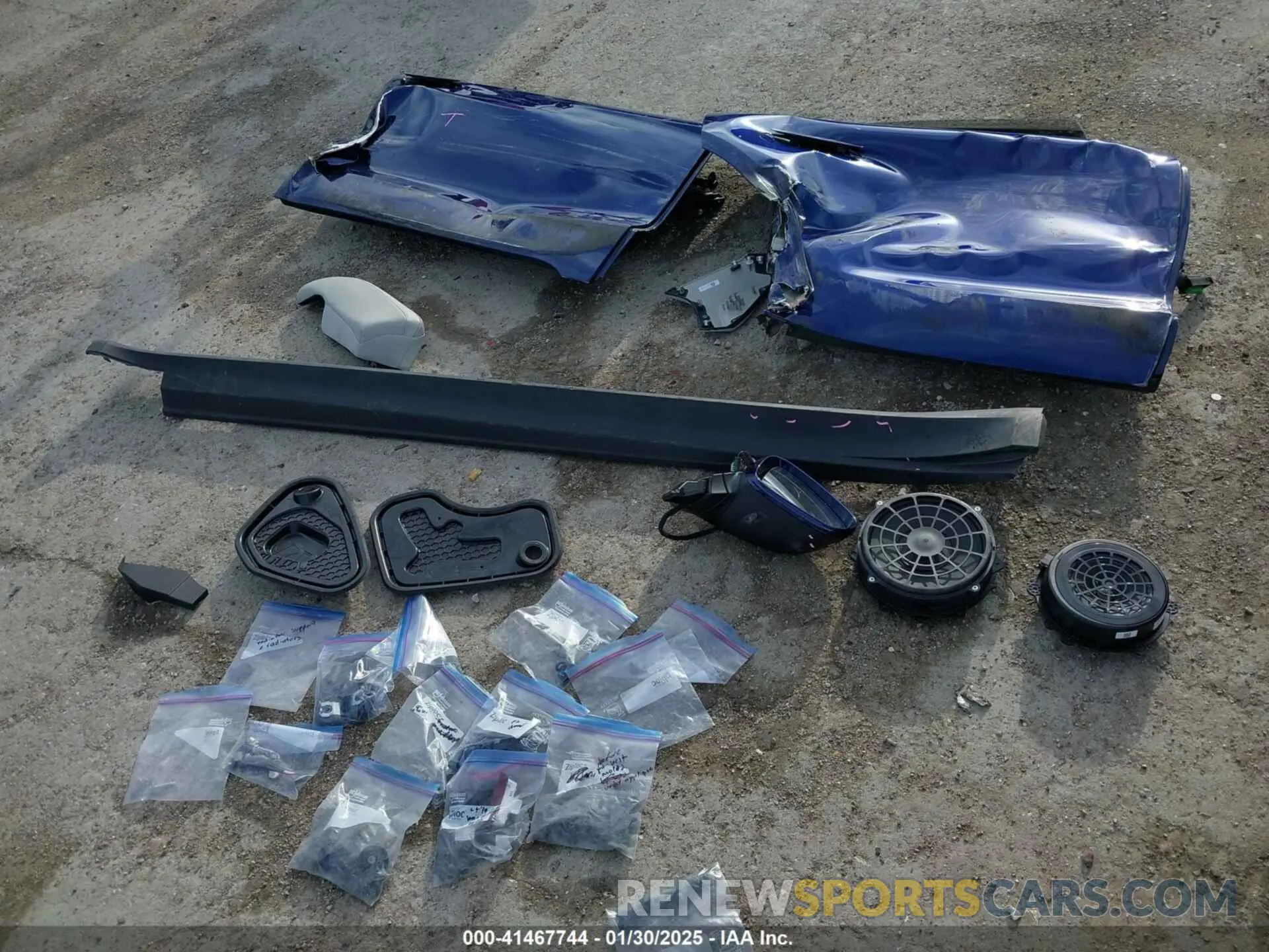 12 Photograph of a damaged car WP0AA2Y18RSA13268 PORSCHE TAYCAN 2024