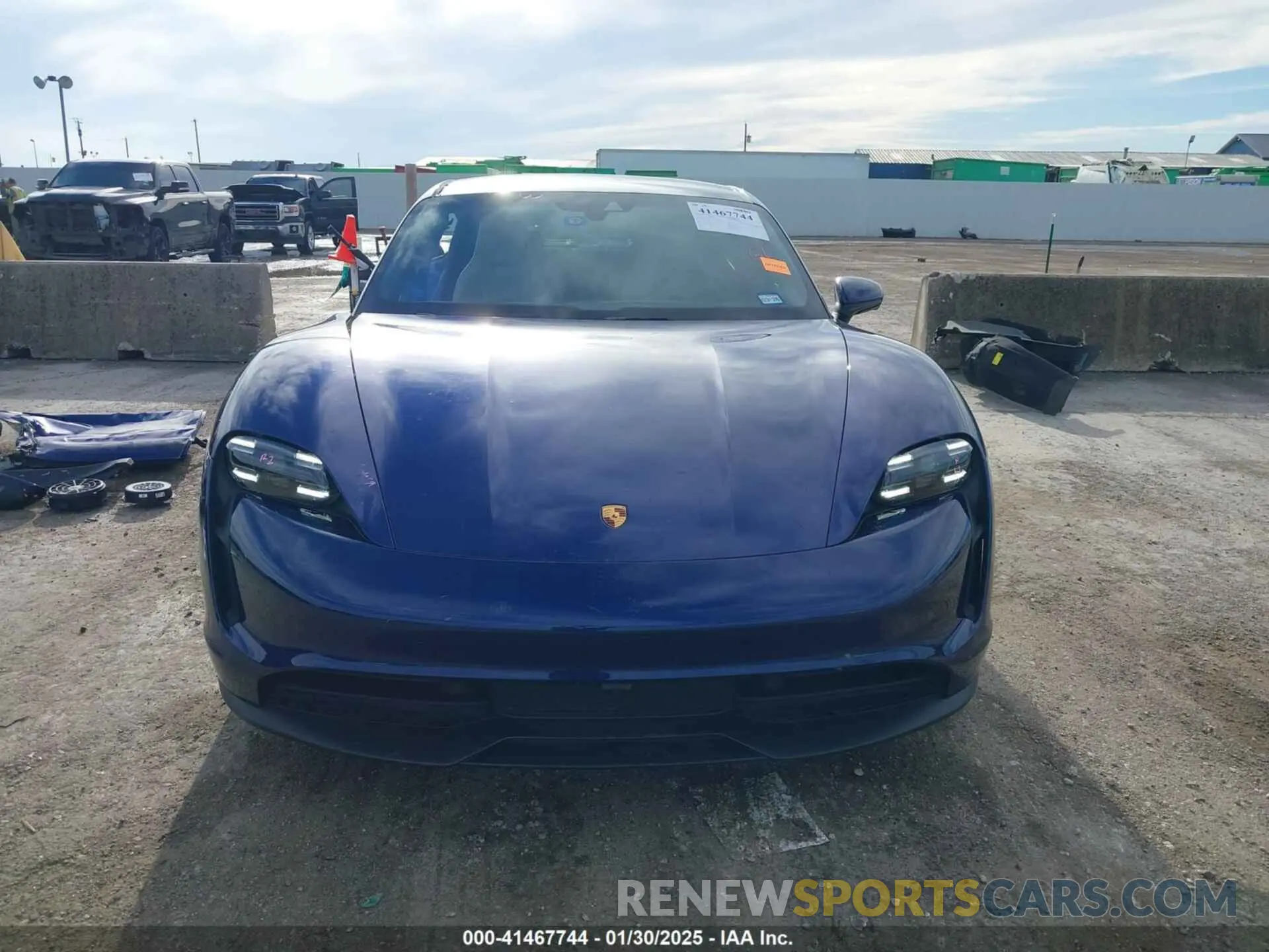13 Photograph of a damaged car WP0AA2Y18RSA13268 PORSCHE TAYCAN 2024