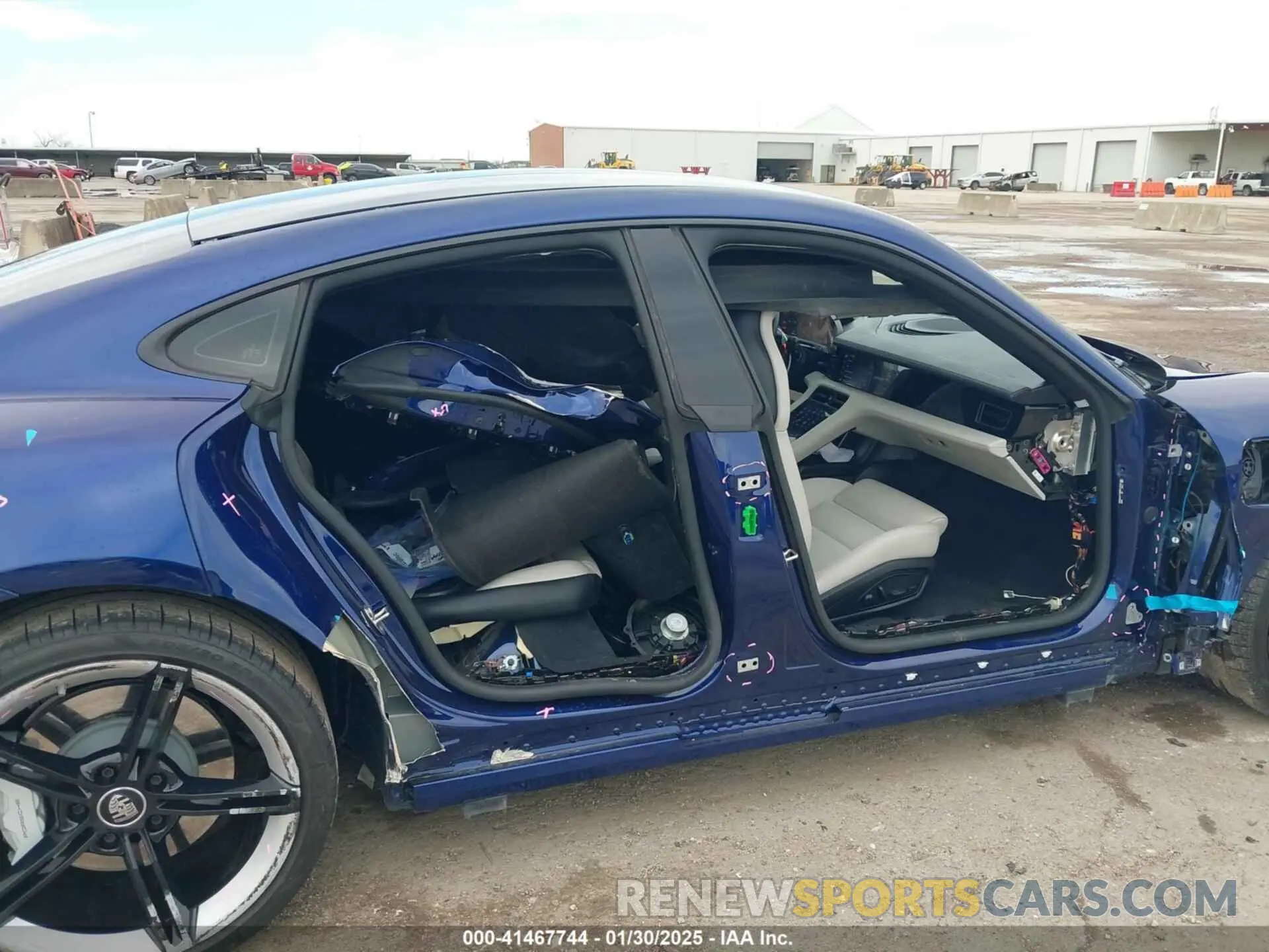 6 Photograph of a damaged car WP0AA2Y18RSA13268 PORSCHE TAYCAN 2024