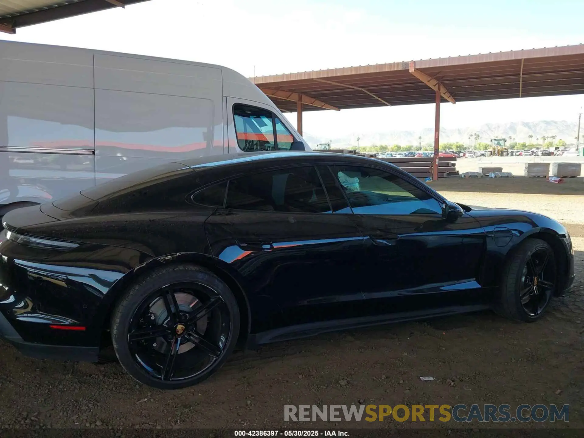 14 Photograph of a damaged car WP0AB2Y16RSA35802 PORSCHE TAYCAN 2024