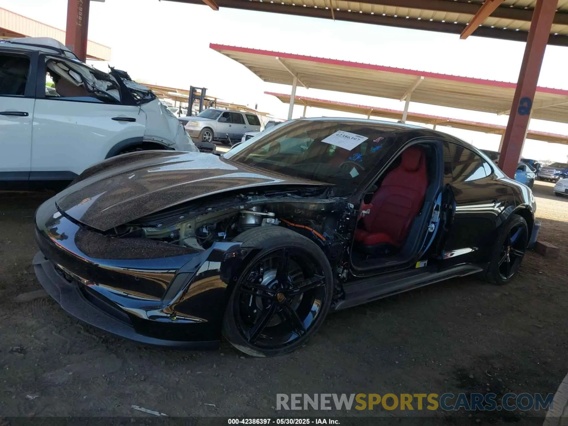 15 Photograph of a damaged car WP0AB2Y16RSA35802 PORSCHE TAYCAN 2024