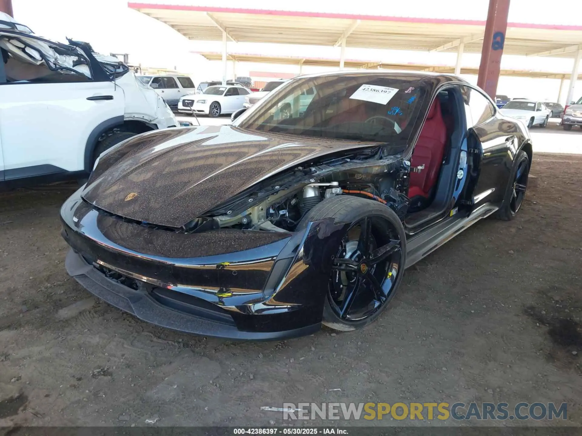 2 Photograph of a damaged car WP0AB2Y16RSA35802 PORSCHE TAYCAN 2024