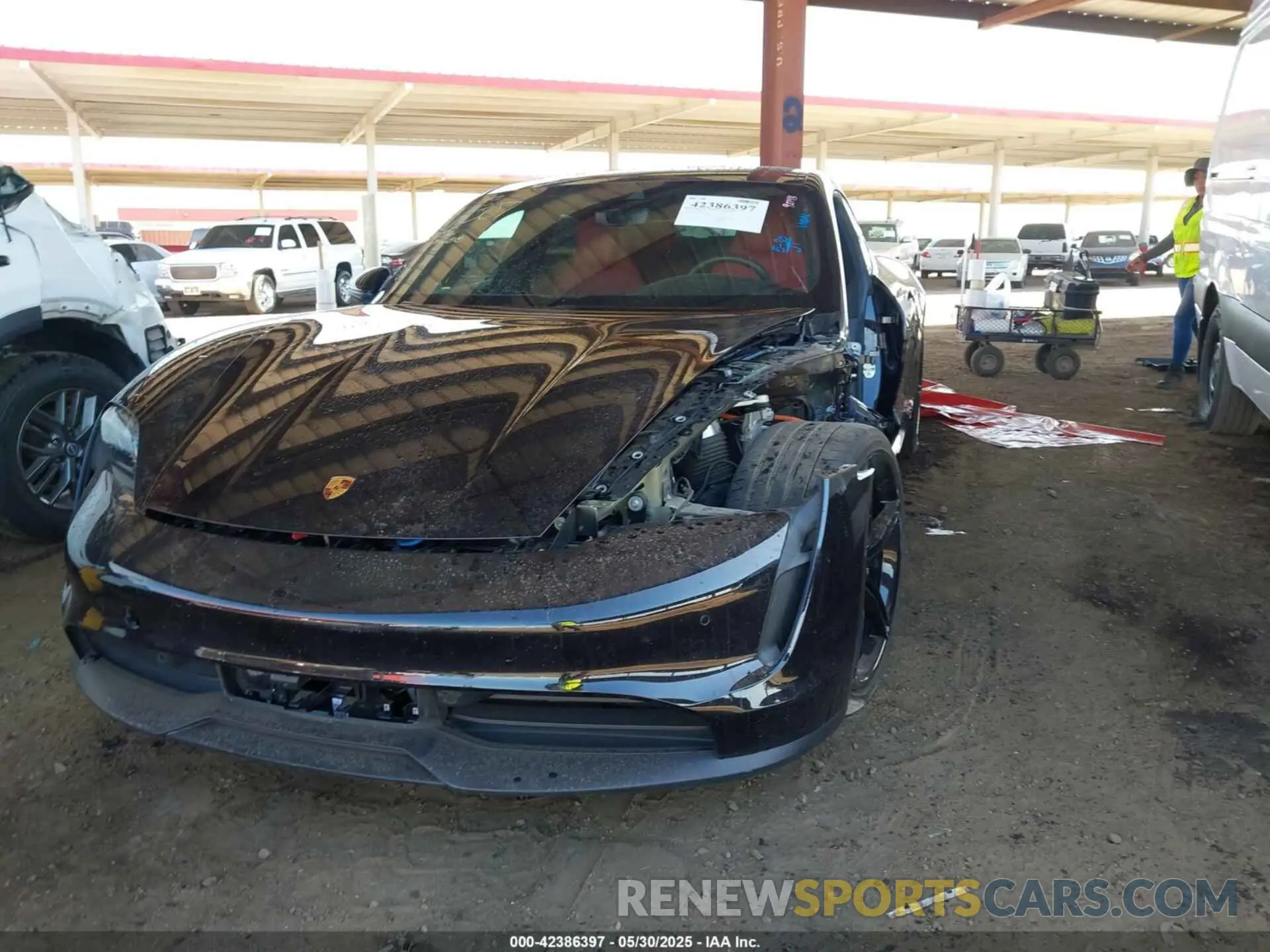 6 Photograph of a damaged car WP0AB2Y16RSA35802 PORSCHE TAYCAN 2024