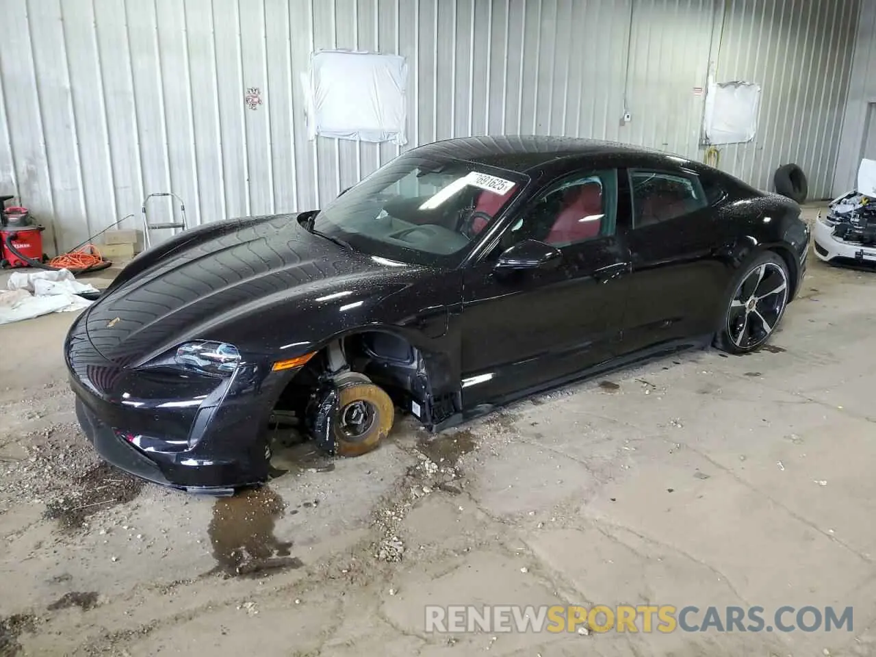 1 Photograph of a damaged car WP0AB2Y19RSA36121 PORSCHE TAYCAN 2024