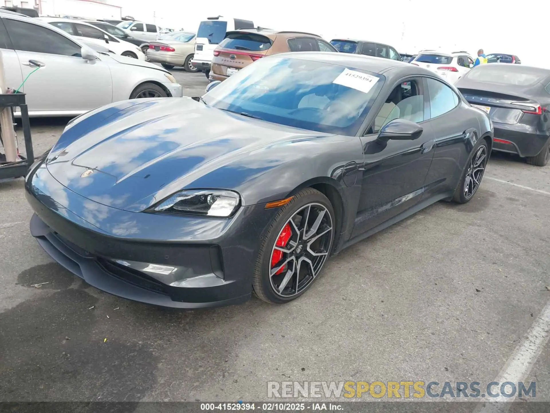 2 Photograph of a damaged car WP0AA2Y14SSA09465 PORSCHE TAYCAN 2025