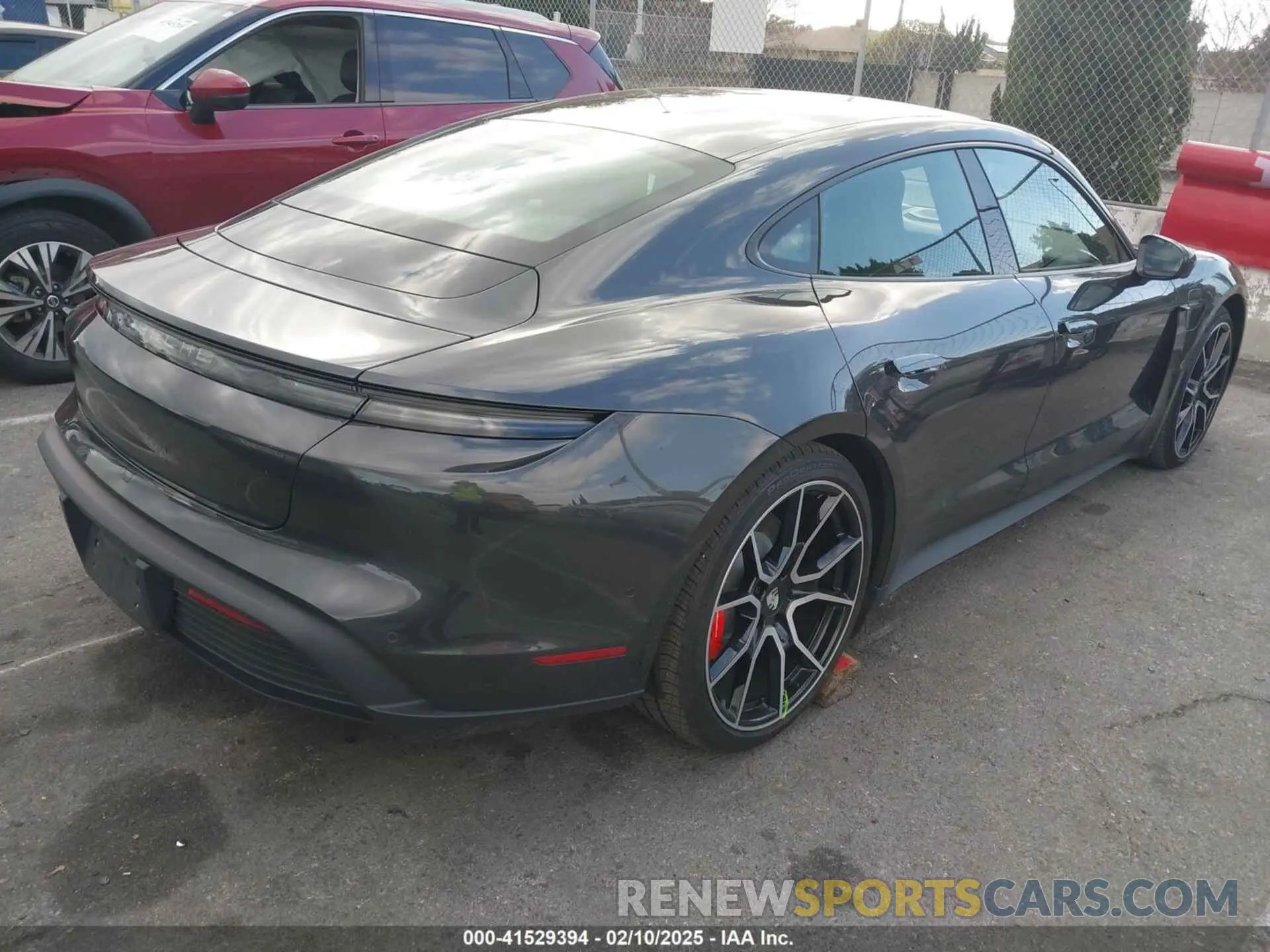 4 Photograph of a damaged car WP0AA2Y14SSA09465 PORSCHE TAYCAN 2025