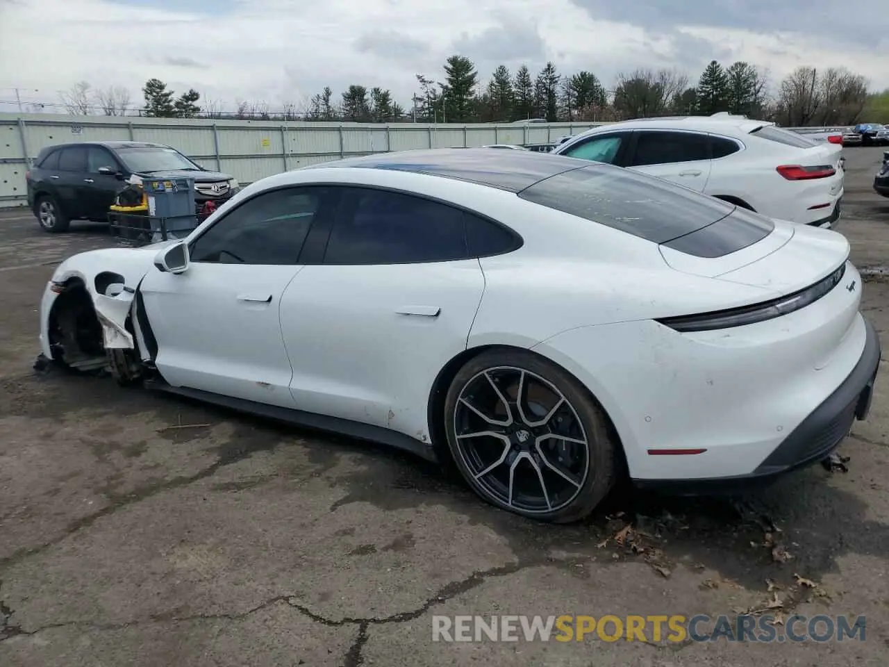 2 Photograph of a damaged car WP0AA2Y18SSA09226 PORSCHE TAYCAN 2025