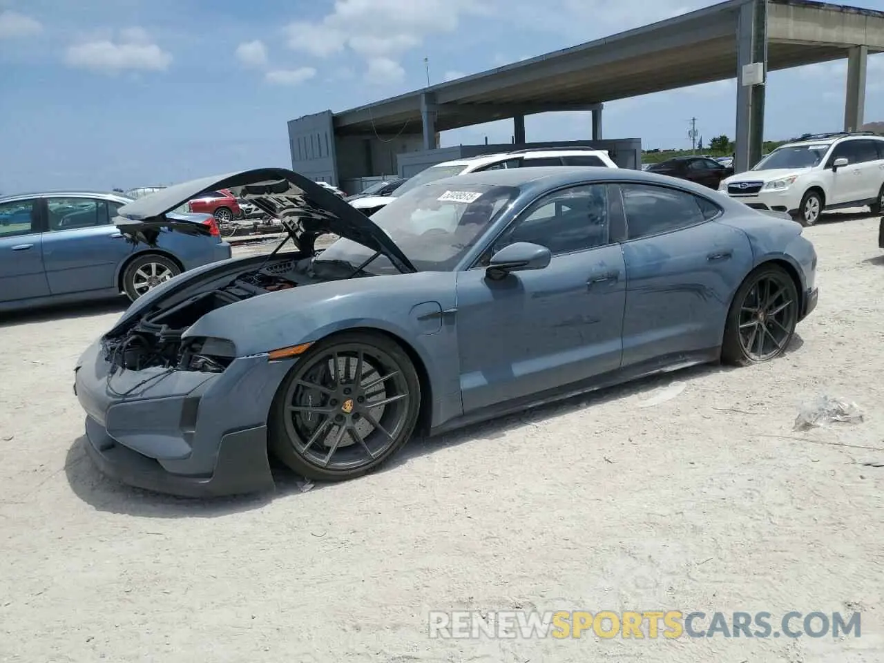 1 Photograph of a damaged car WP0AE2Y18SSA58074 PORSCHE TAYCAN 2025