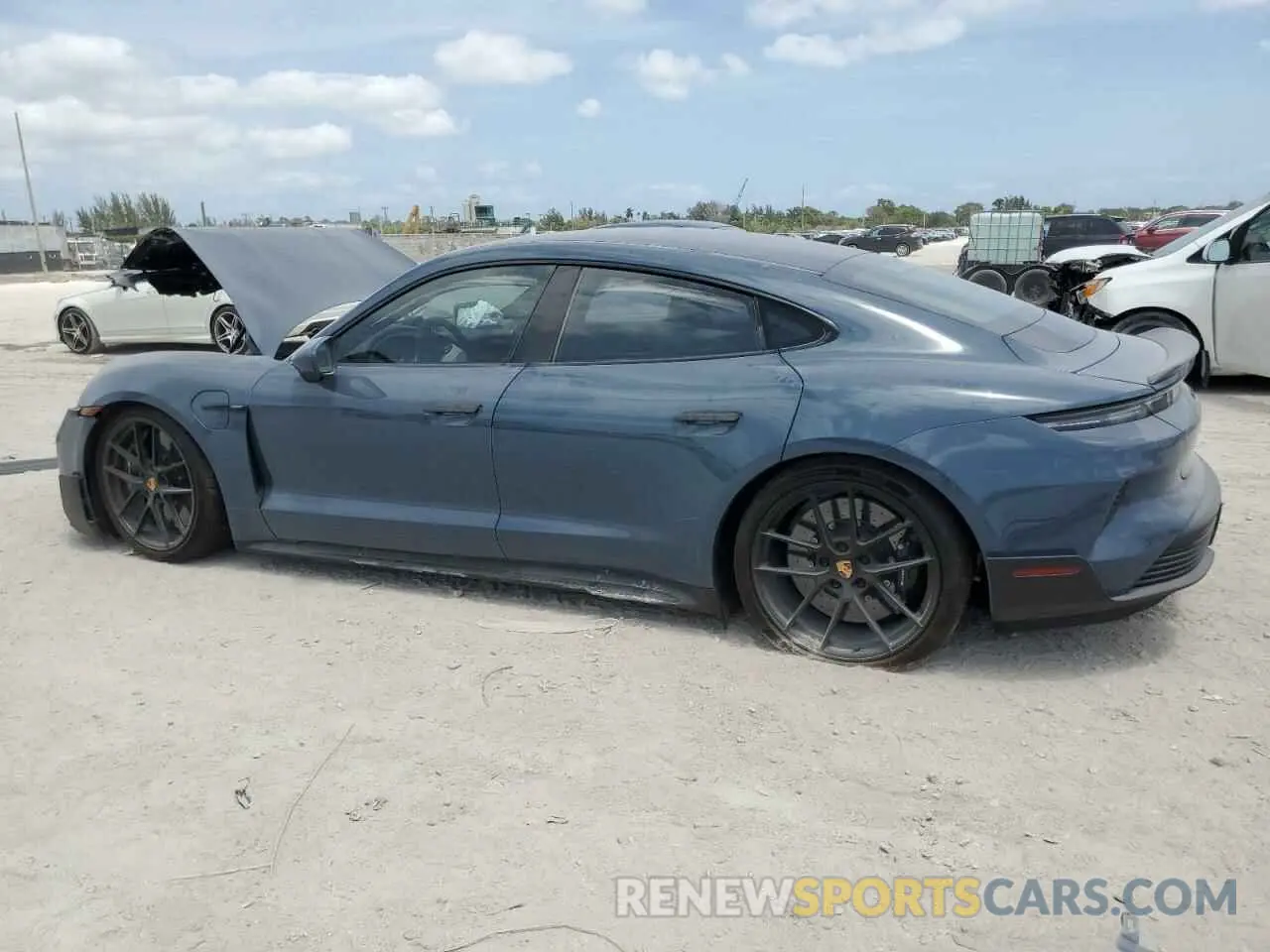 2 Photograph of a damaged car WP0AE2Y18SSA58074 PORSCHE TAYCAN 2025