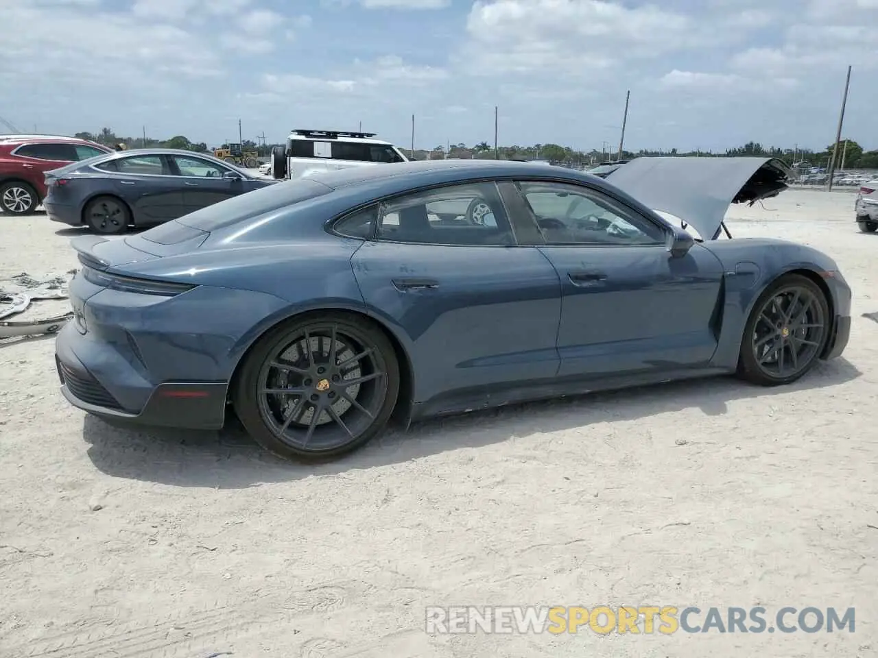 3 Photograph of a damaged car WP0AE2Y18SSA58074 PORSCHE TAYCAN 2025