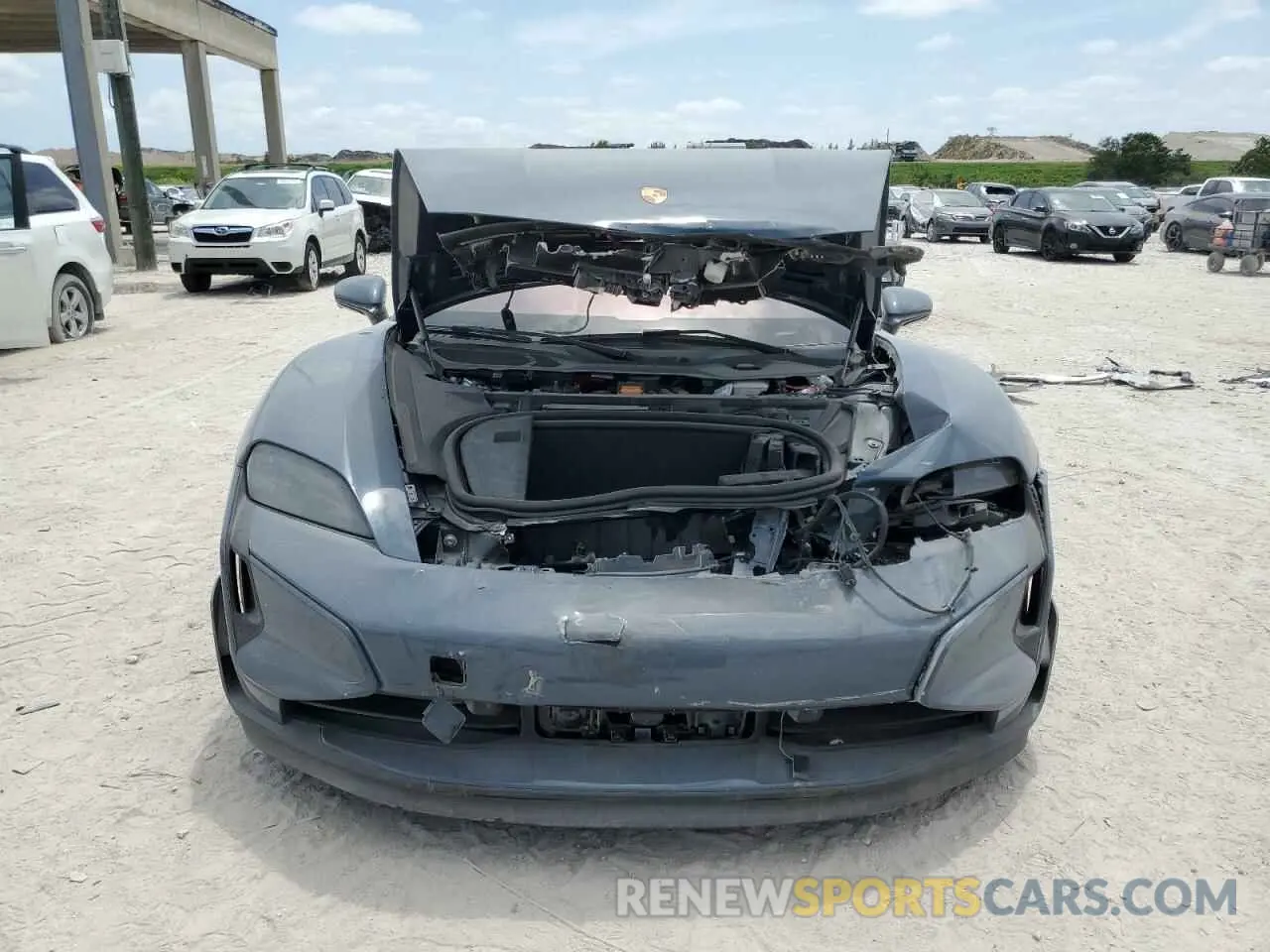 5 Photograph of a damaged car WP0AE2Y18SSA58074 PORSCHE TAYCAN 2025