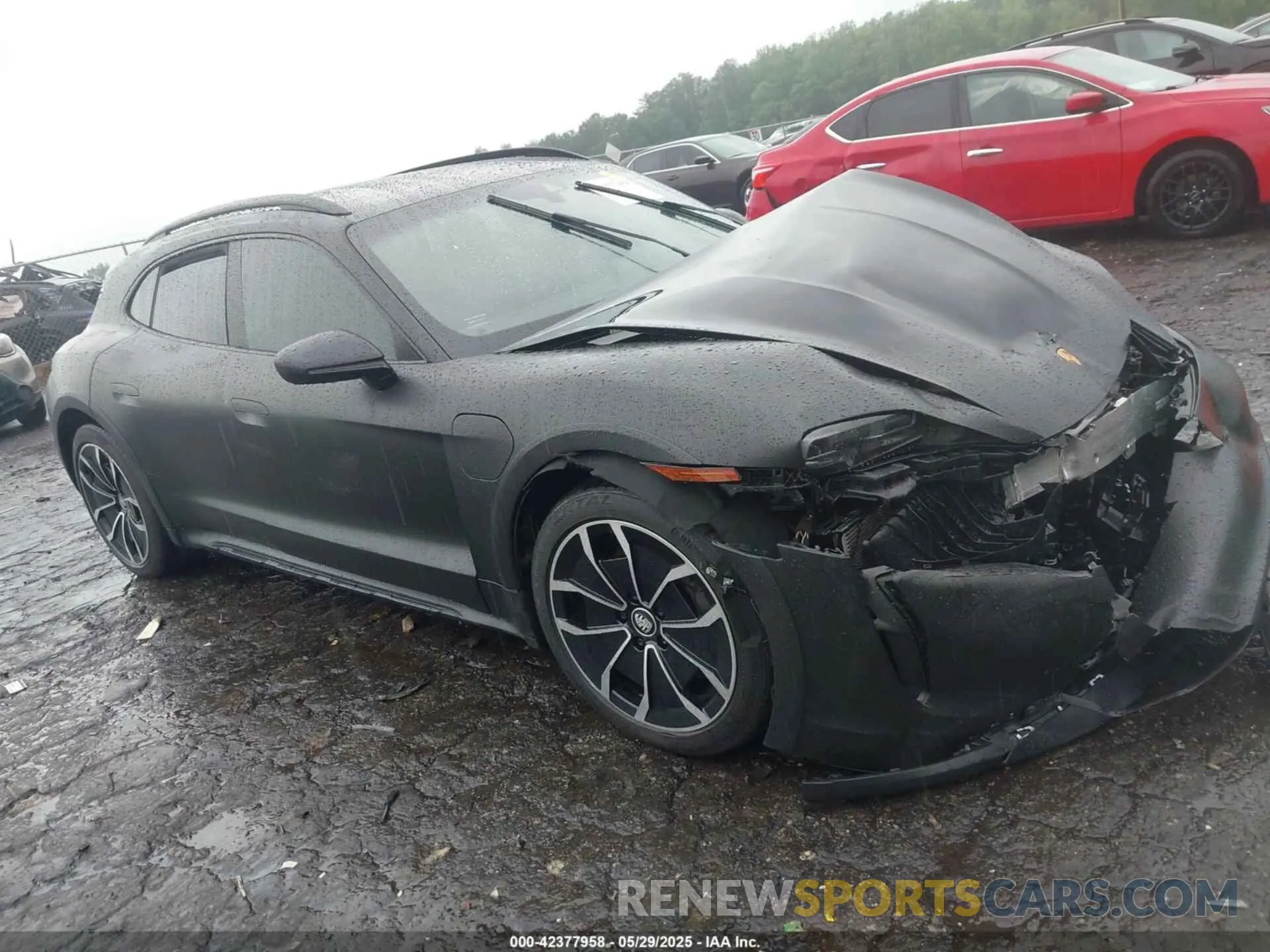 1 Photograph of a damaged car WP0BA2Y13NSA67396 PORSCHE TAYCAN CROSS TURISMO 2022