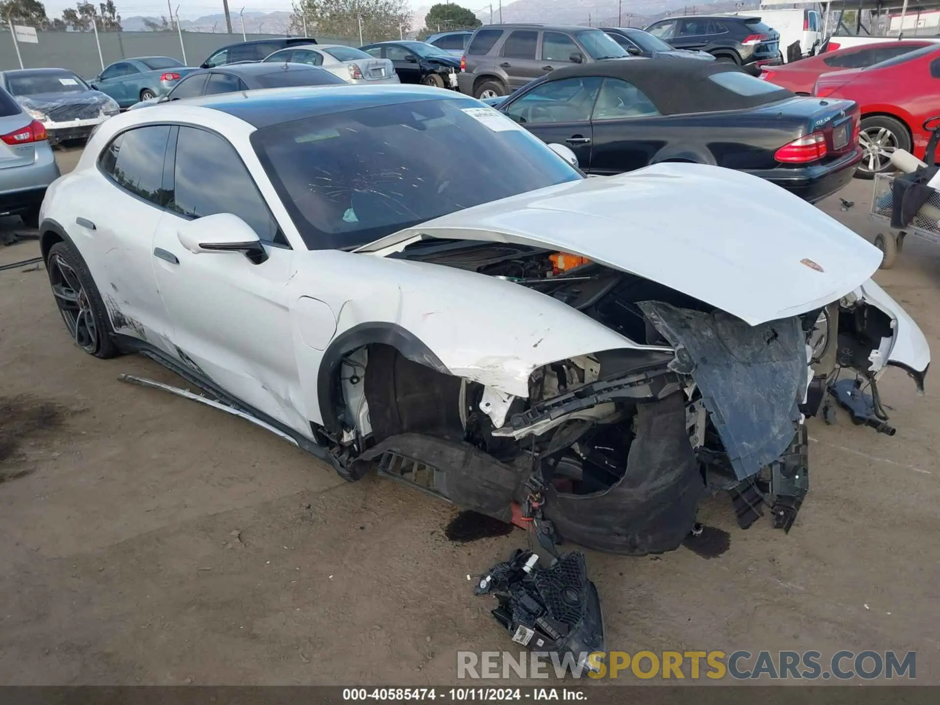 1 Photograph of a damaged car WP0BA2Y15NSA67741 PORSCHE TAYCAN CROSS TURISMO 2022