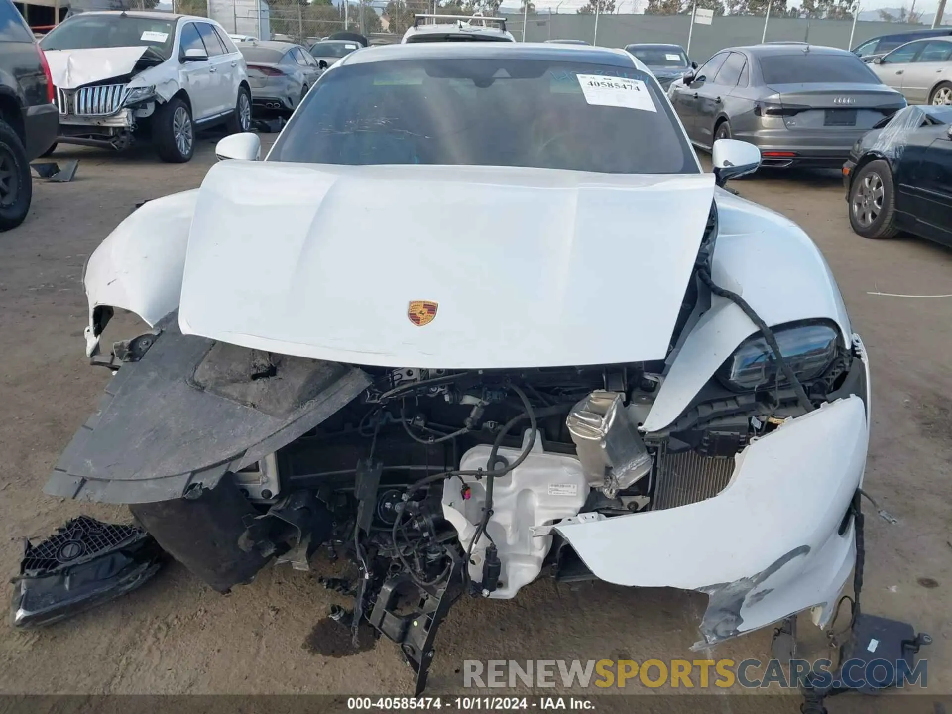 13 Photograph of a damaged car WP0BA2Y15NSA67741 PORSCHE TAYCAN CROSS TURISMO 2022