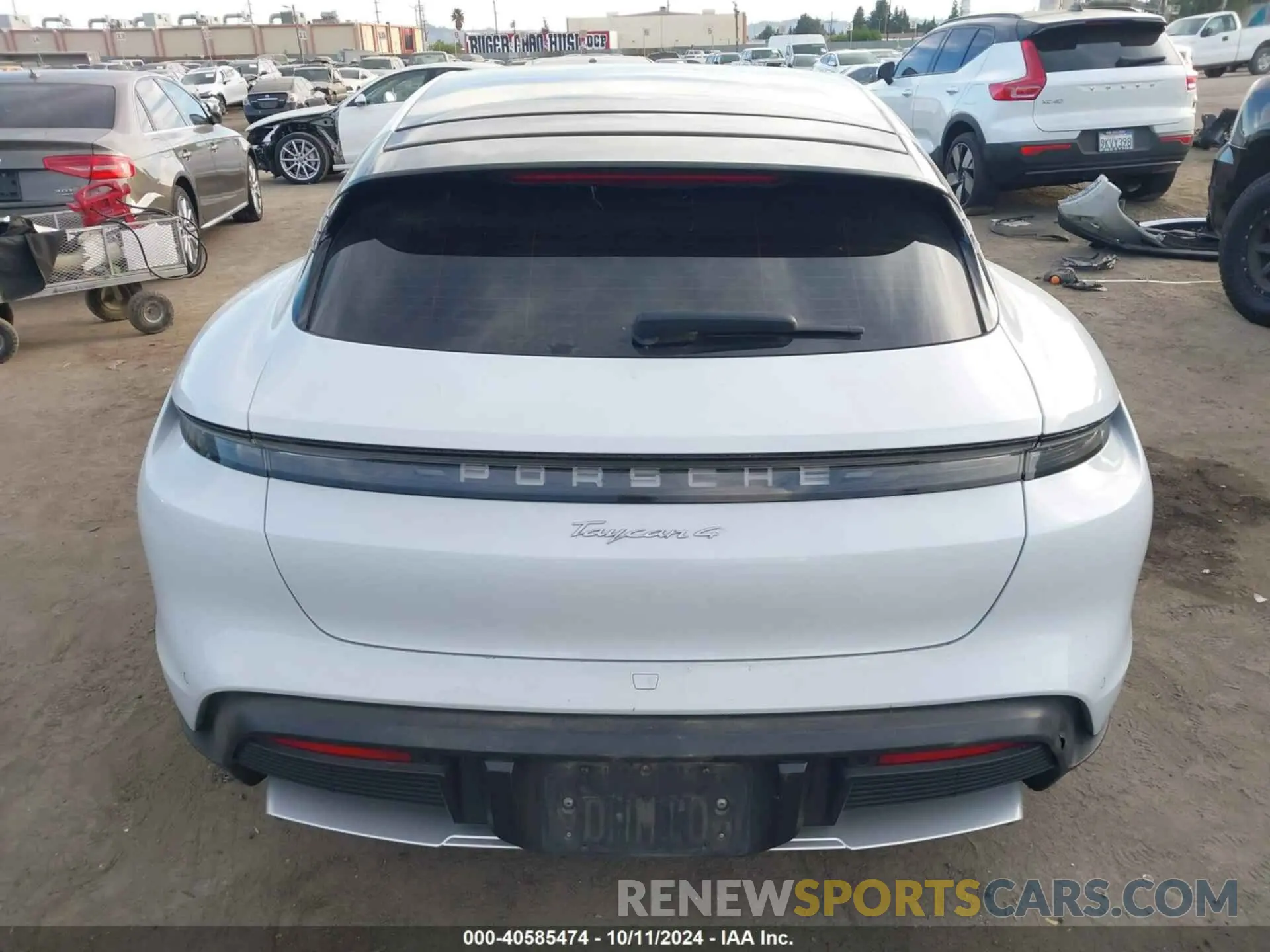 17 Photograph of a damaged car WP0BA2Y15NSA67741 PORSCHE TAYCAN CROSS TURISMO 2022