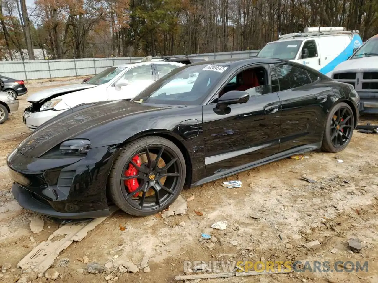 1 Photograph of a damaged car WP0AD2Y1XNSA59556 PORSCHE TAYCAN GTS 2022