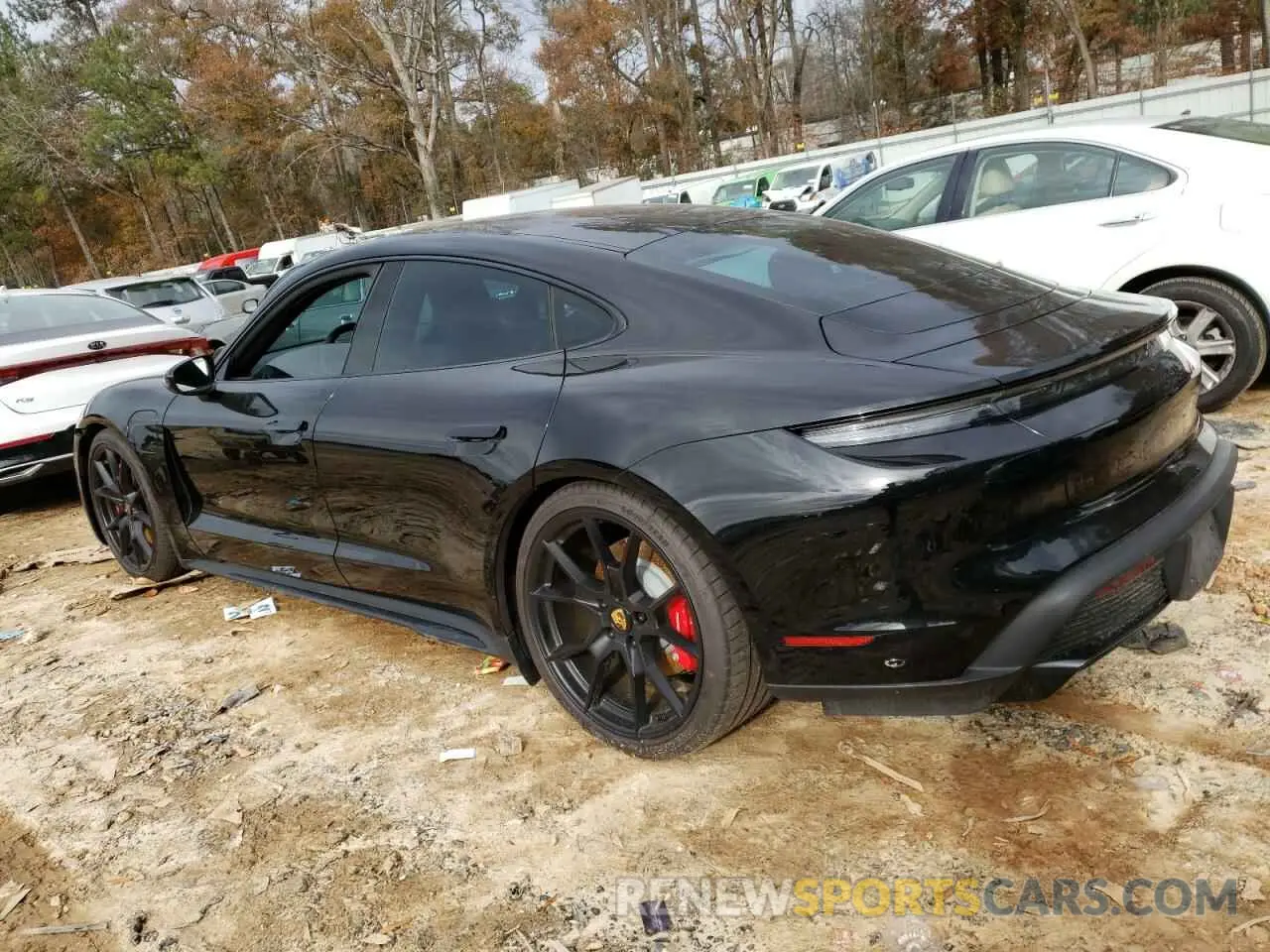 2 Photograph of a damaged car WP0AD2Y1XNSA59556 PORSCHE TAYCAN GTS 2022
