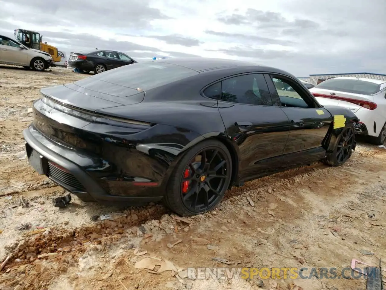 3 Photograph of a damaged car WP0AD2Y1XNSA59556 PORSCHE TAYCAN GTS 2022