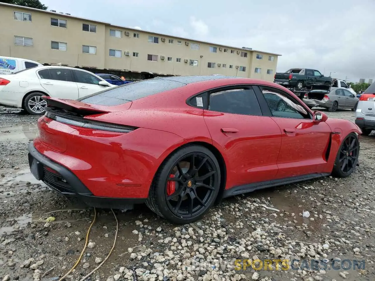 3 Photograph of a damaged car WP0AD2Y11RSA47589 PORSCHE TAYCAN GTS 2024