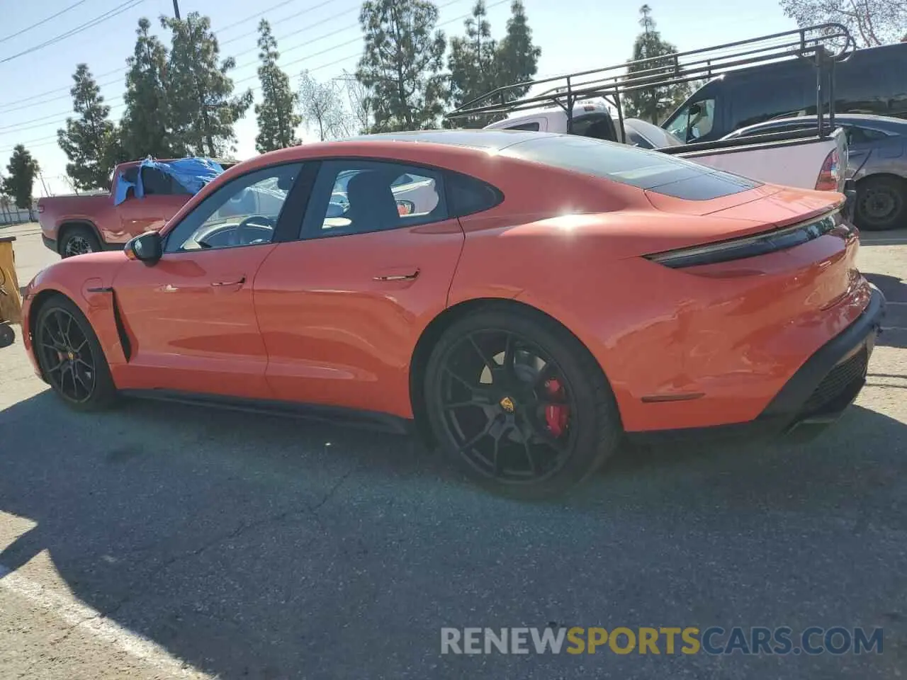2 Photograph of a damaged car WP0AD2Y16RSA47412 PORSCHE TAYCAN GTS 2024