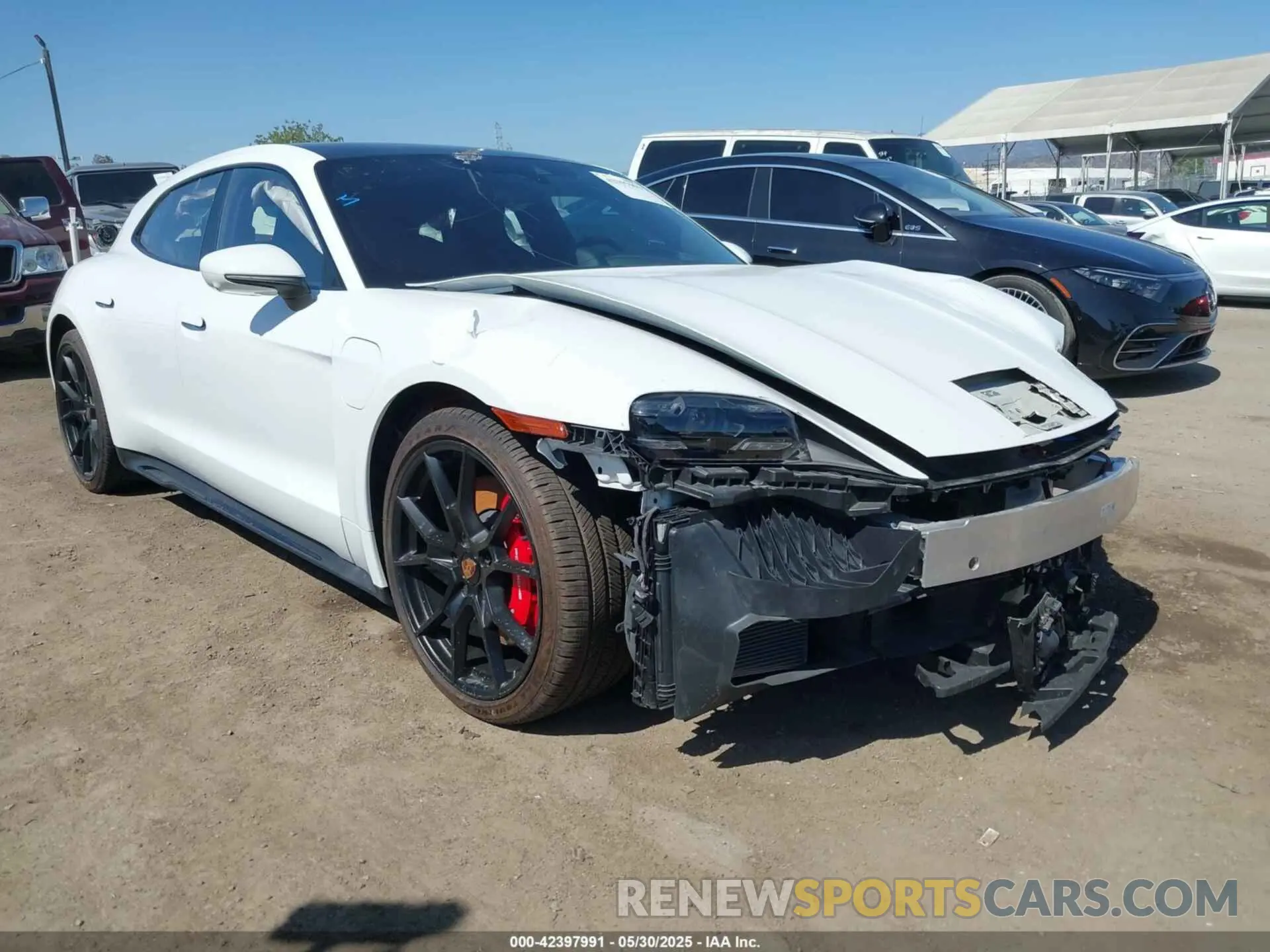 1 Photograph of a damaged car WP0CD2Y14PSA90216 PORSCHE TAYCAN SPORT TURISMO 2023