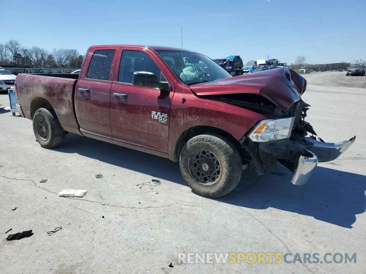 4 Photograph of a damaged car 1C6RR6FG1KS555428 RAM 1500 2019