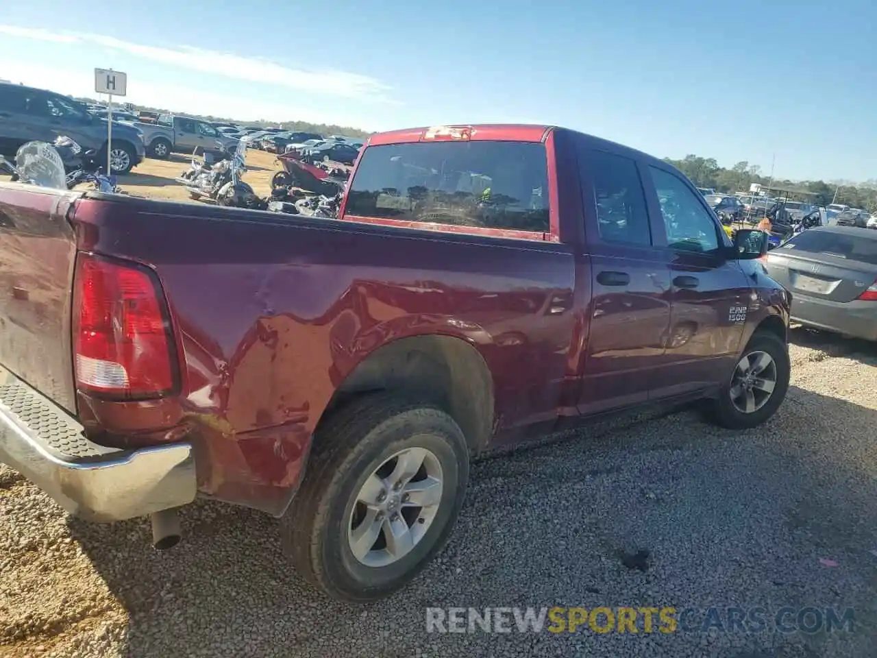 3 Photograph of a damaged car 1C6RR6FG3KS610431 RAM 1500 2019