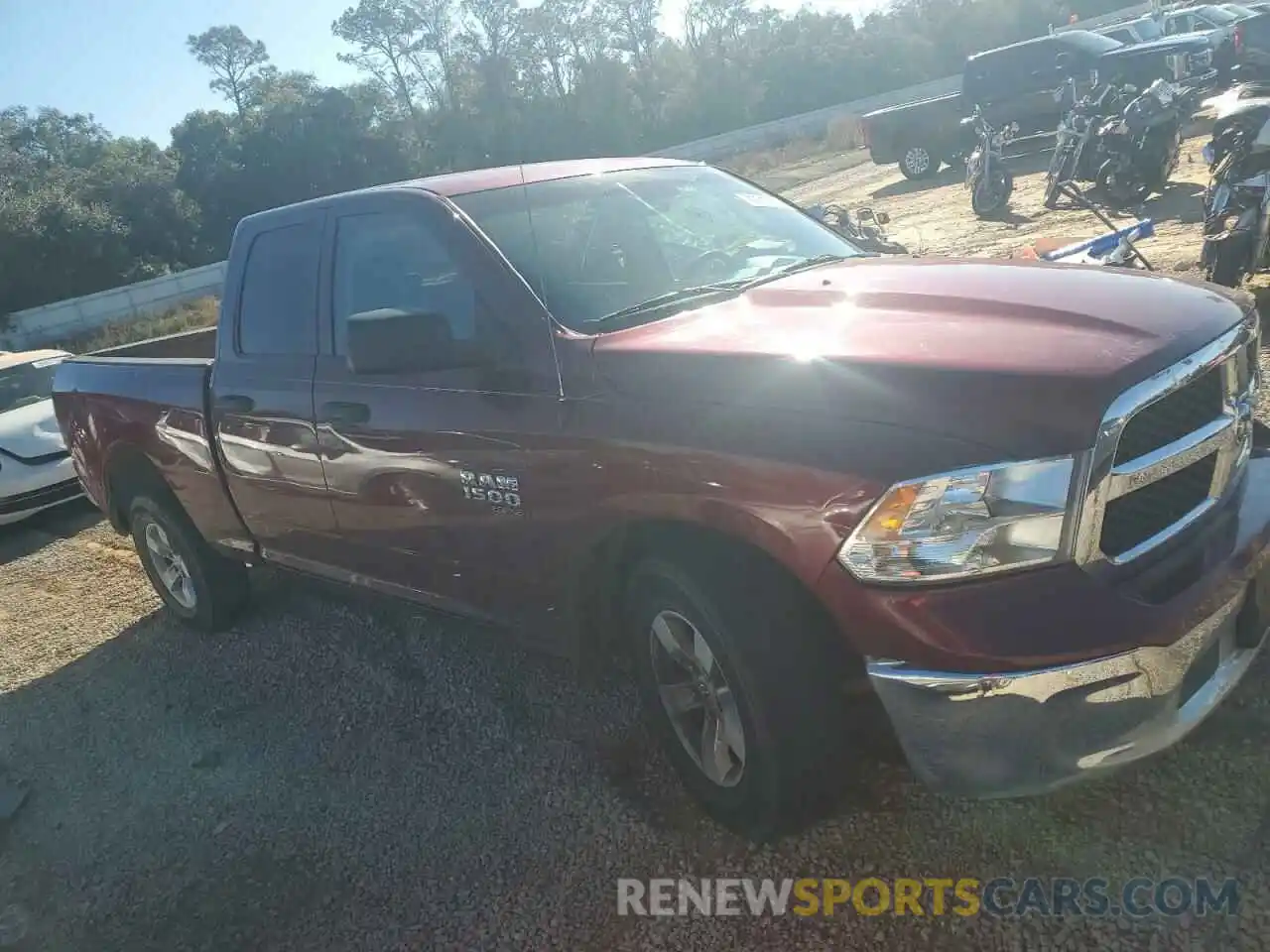 4 Photograph of a damaged car 1C6RR6FG3KS610431 RAM 1500 2019