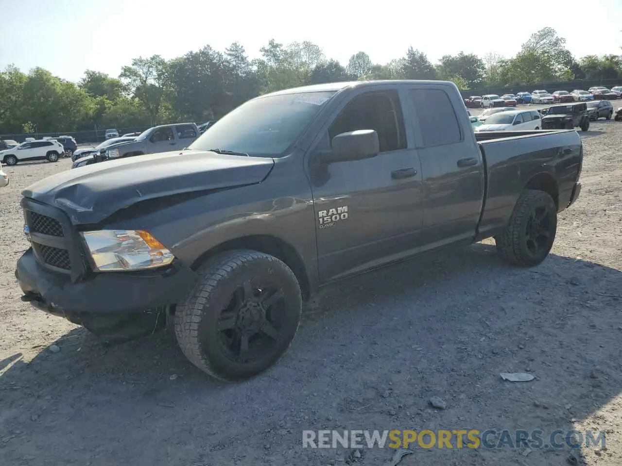 1 Photograph of a damaged car 1C6RR6FG8KS685836 RAM 1500 2019