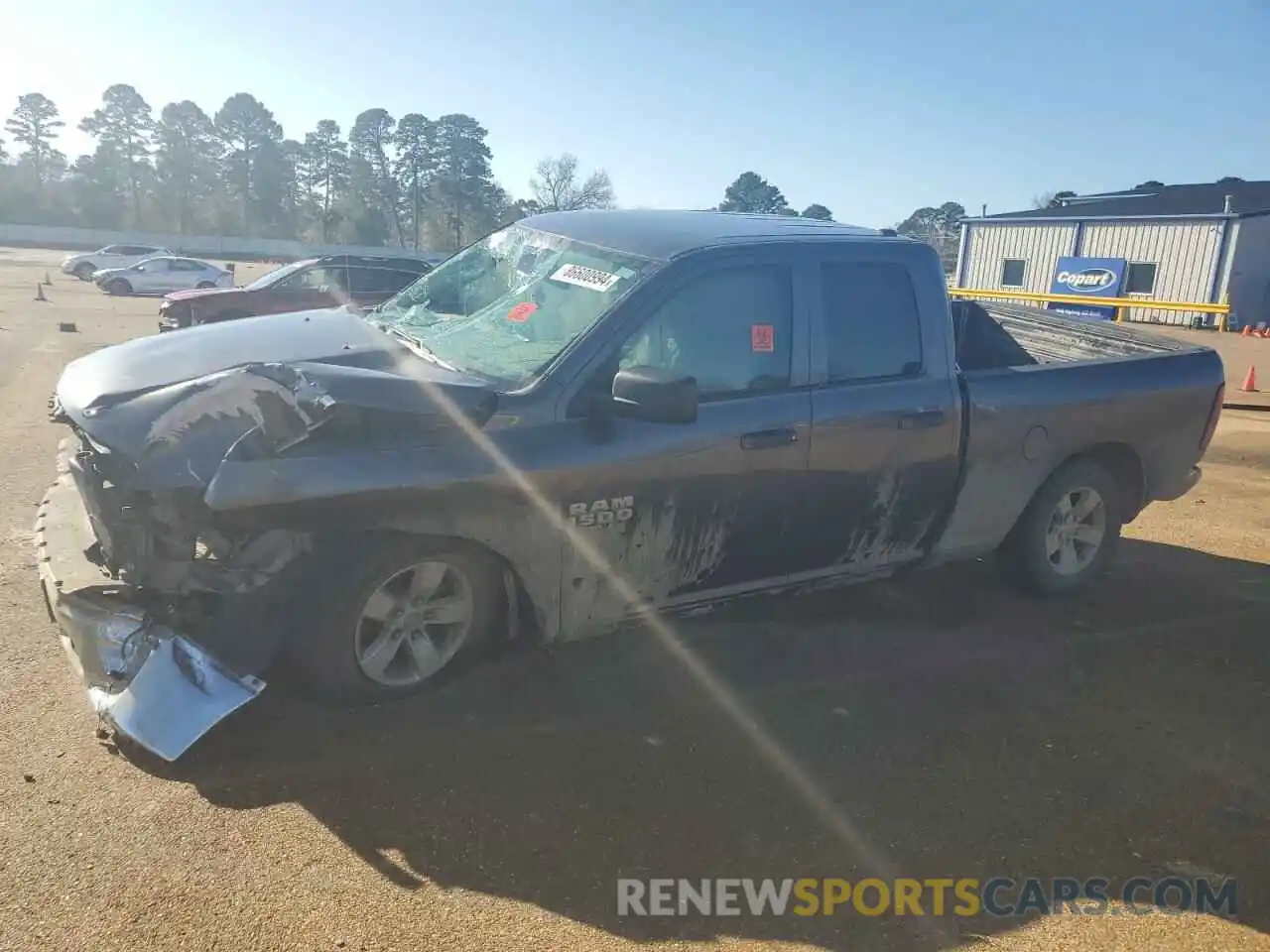 1 Photograph of a damaged car 1C6RR6FG9KS673808 RAM 1500 2019