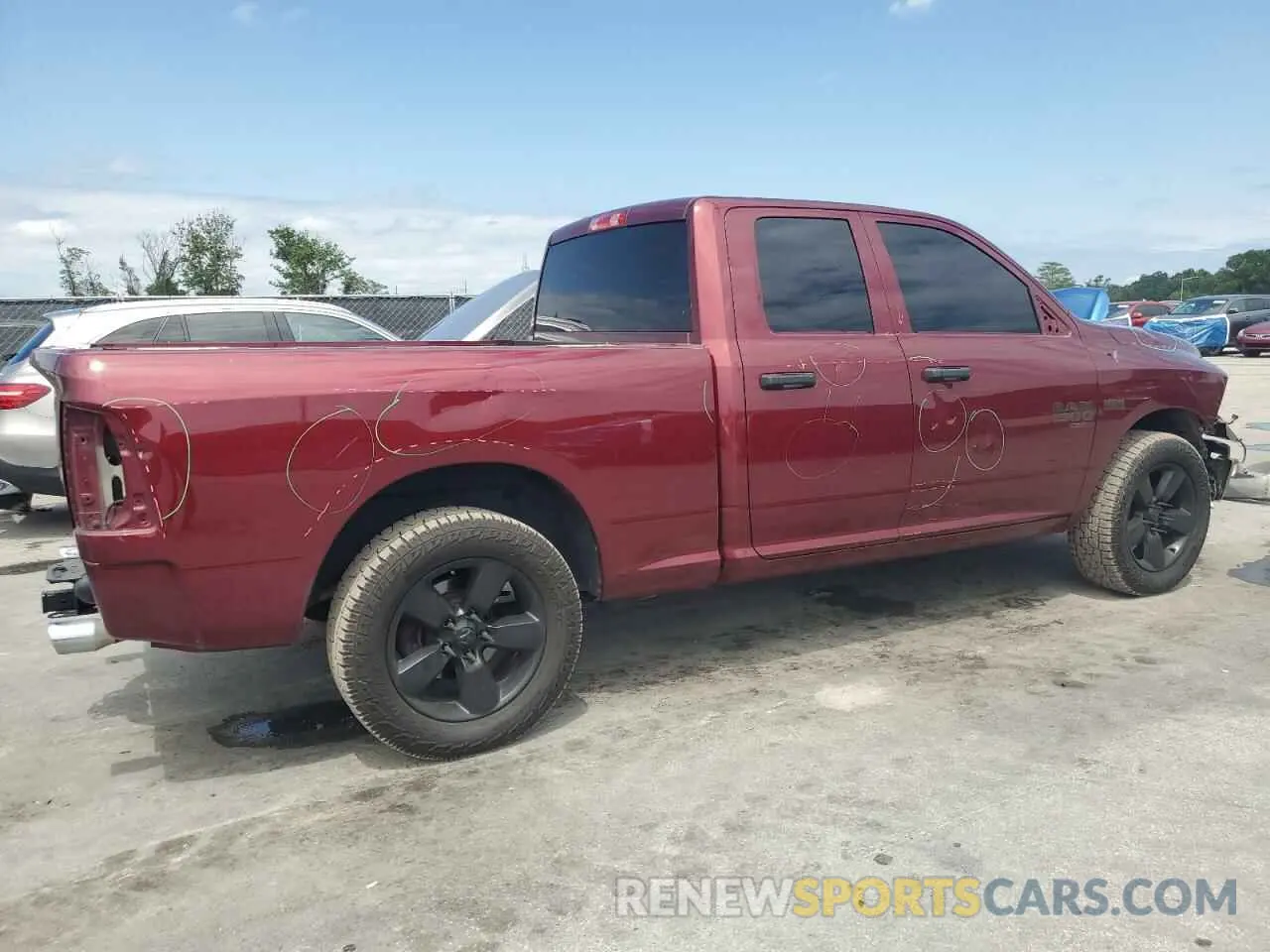 3 Photograph of a damaged car 1C6RR6FT0KS500546 RAM 1500 2019