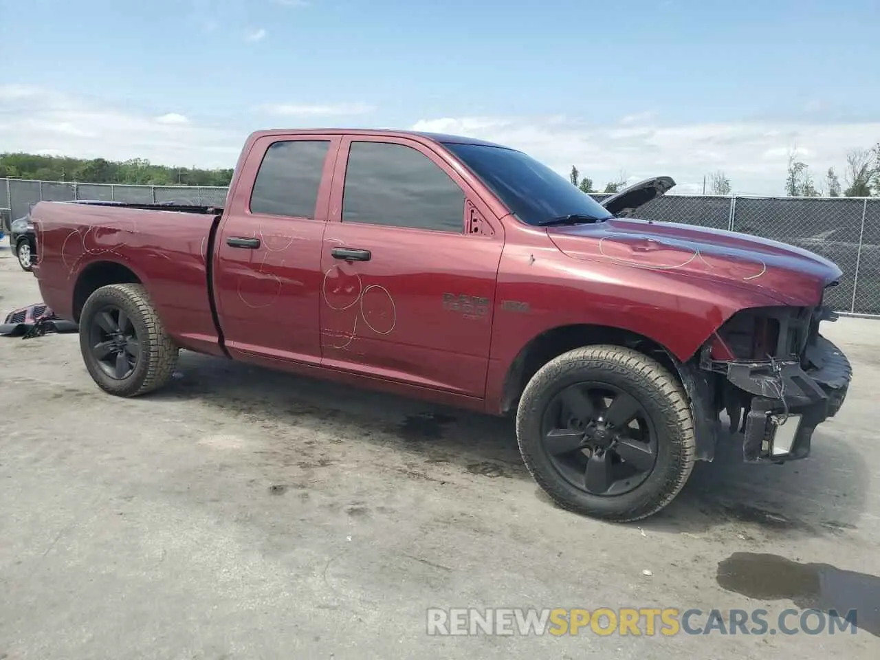 4 Photograph of a damaged car 1C6RR6FT0KS500546 RAM 1500 2019