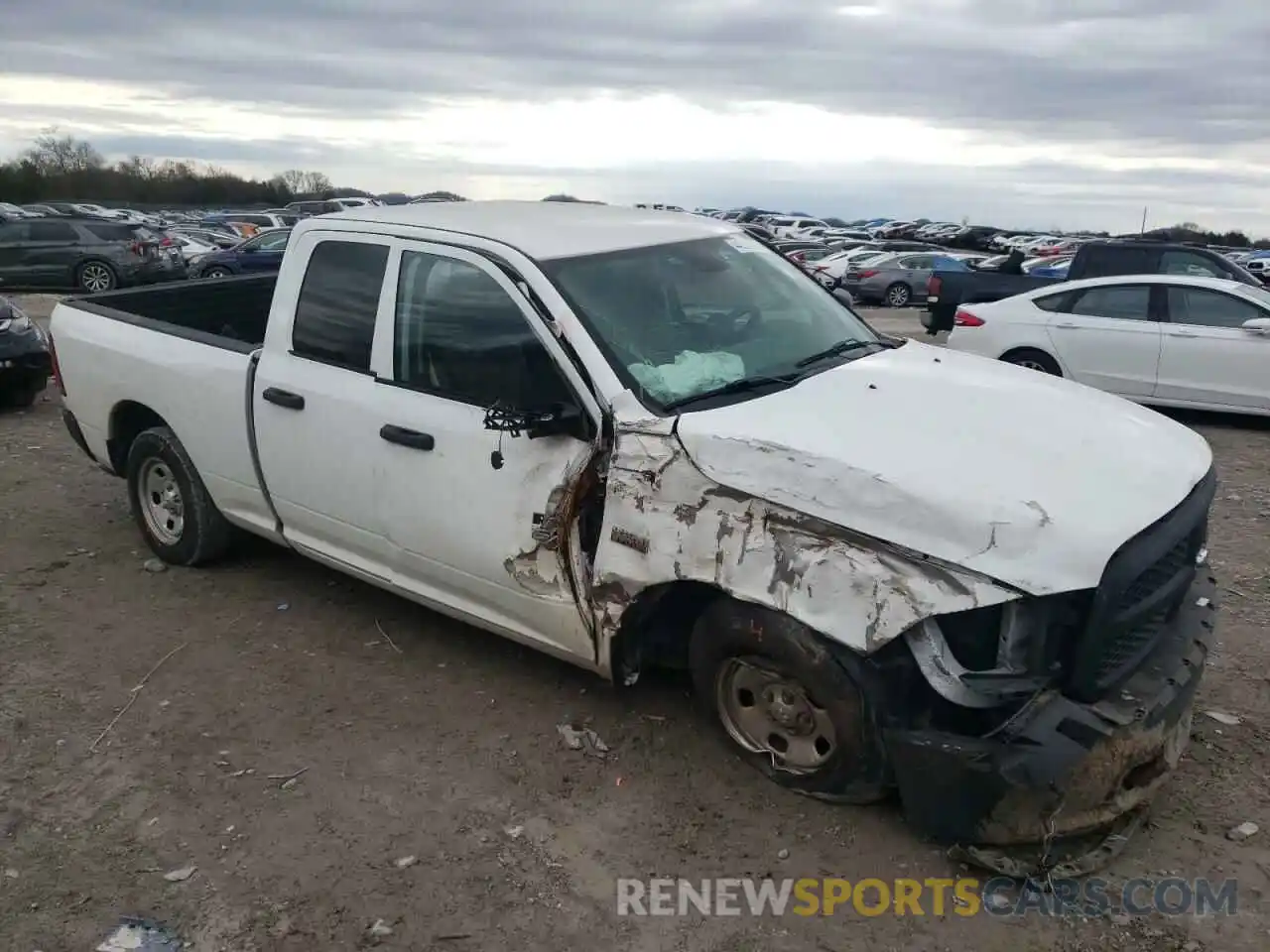 4 Photograph of a damaged car 1C6RR6FT1KS722884 RAM 1500 2019