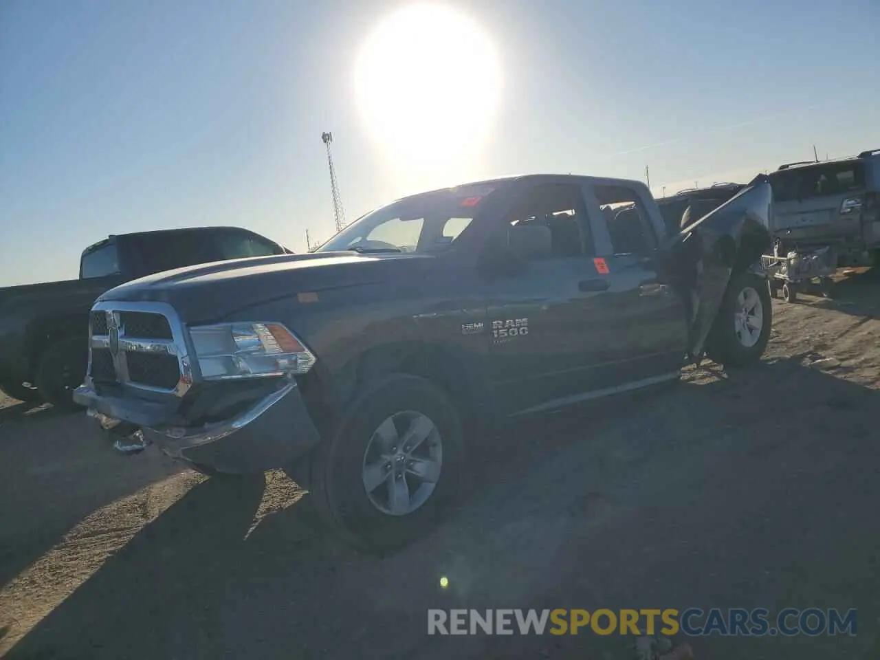 1 Photograph of a damaged car 1C6RR6FT1KS723730 RAM 1500 2019