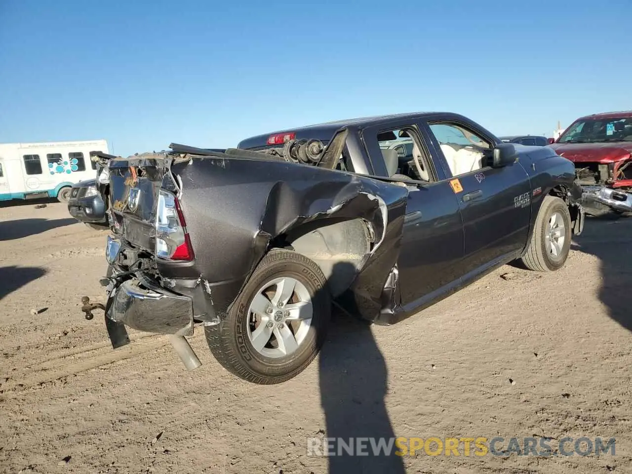 3 Photograph of a damaged car 1C6RR6FT1KS723730 RAM 1500 2019