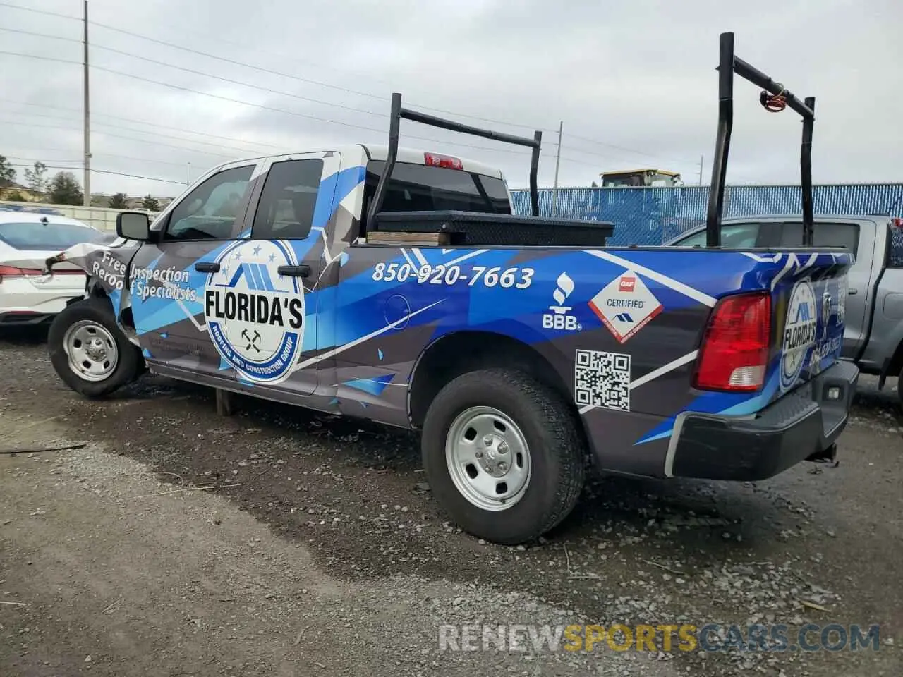 2 Photograph of a damaged car 1C6RR6FT5KS627728 RAM 1500 2019