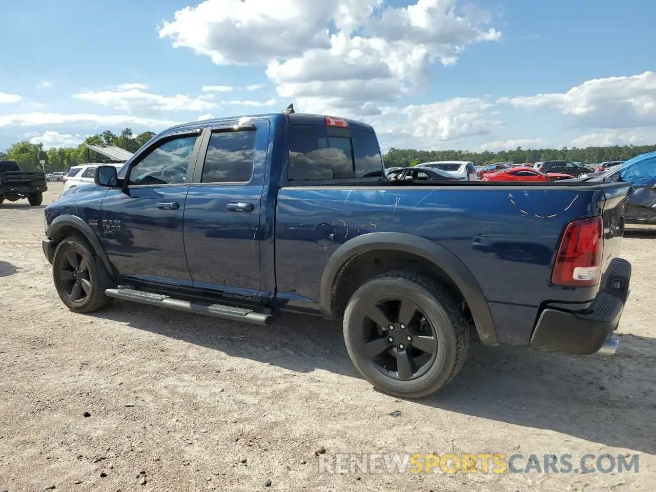 2 Photograph of a damaged car 1C6RR6GT1KS697614 RAM 1500 2019