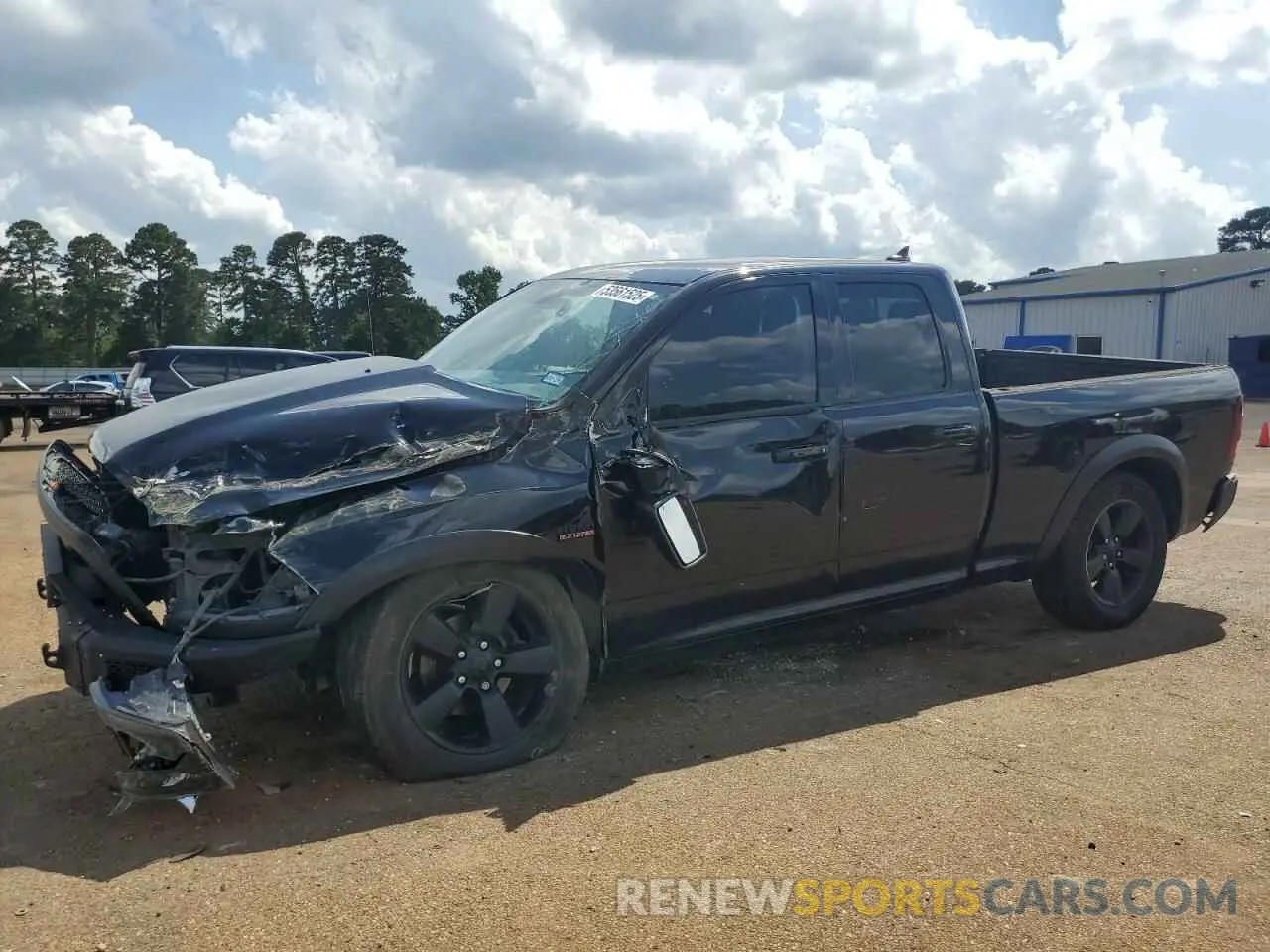 1 Photograph of a damaged car 1C6RR6GT8KS724128 RAM 1500 2019