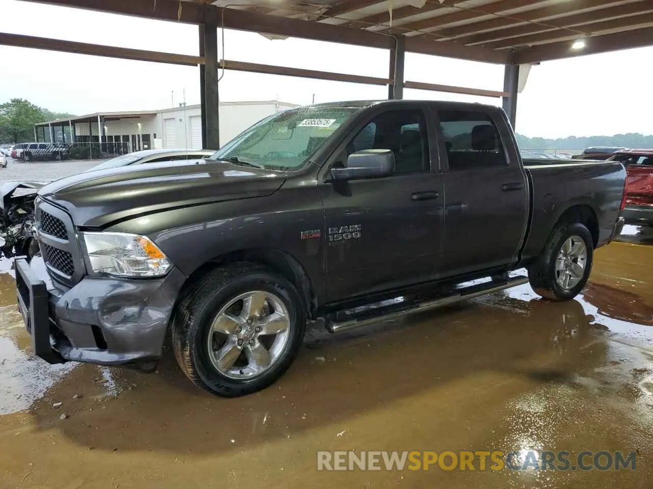 1 Photograph of a damaged car 1C6RR6KT0KS546268 RAM 1500 2019