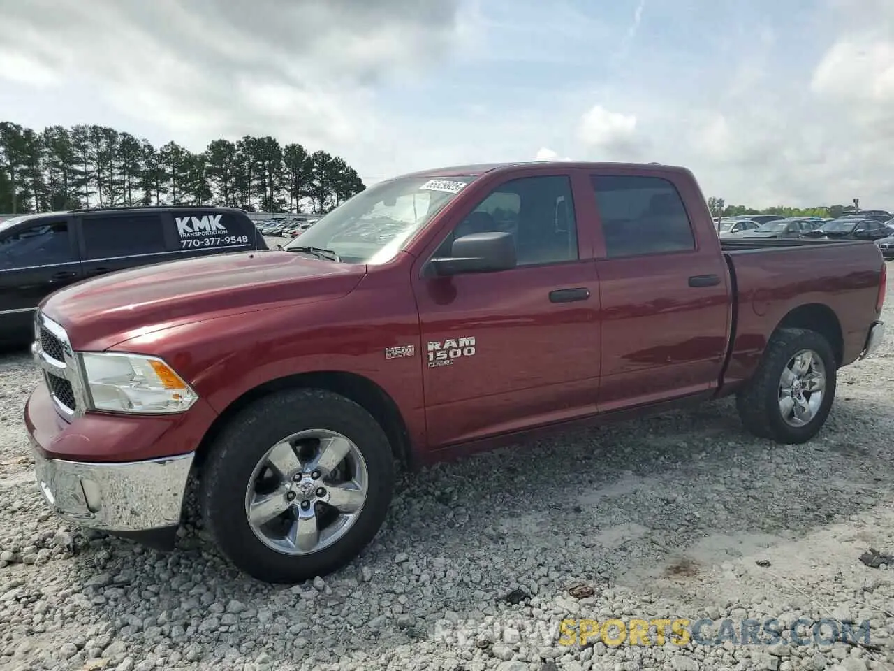1 Photograph of a damaged car 1C6RR6KT8KS750560 RAM 1500 2019